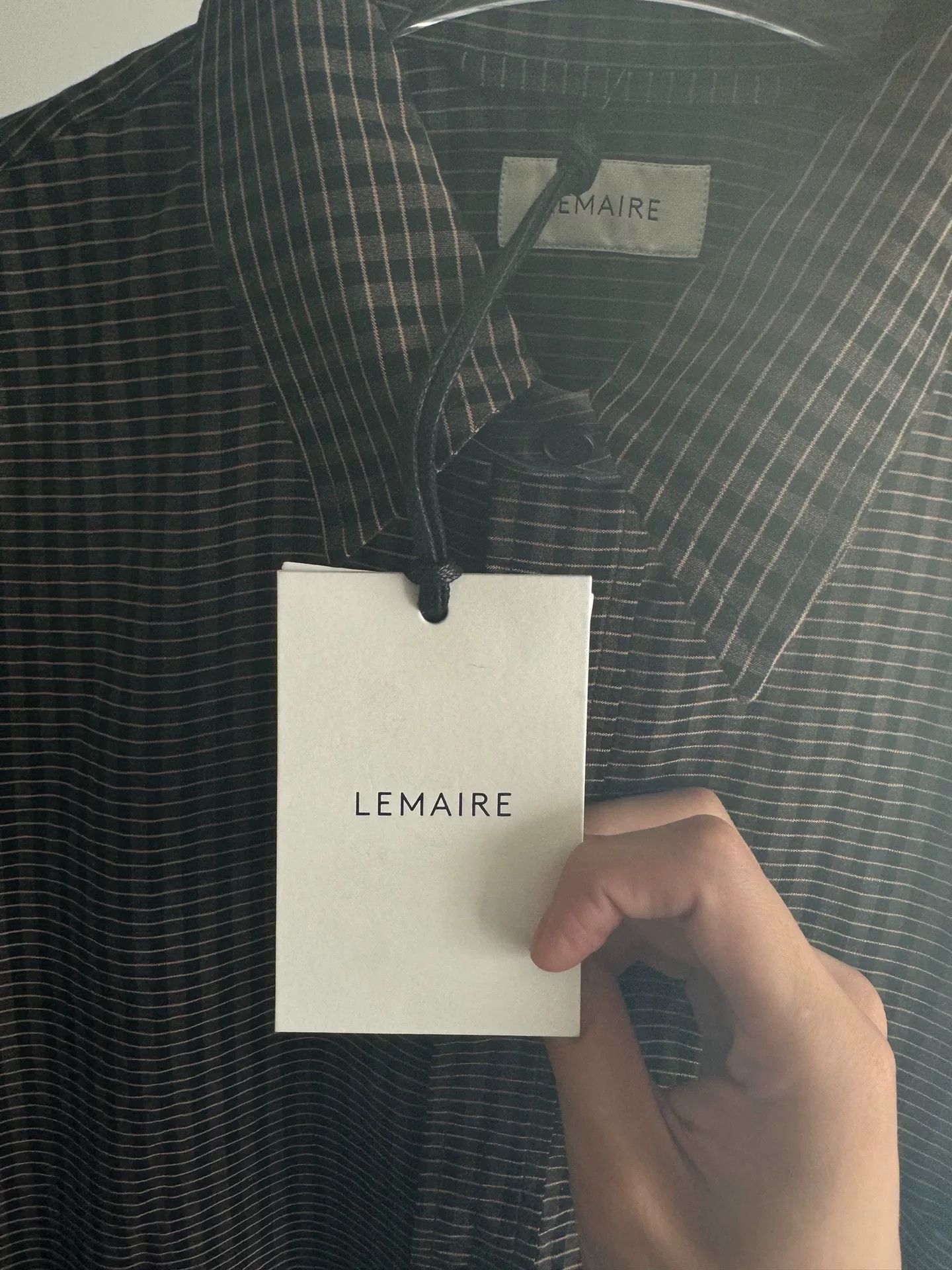 Lemaire Lemaire 19ss Check Long-Sleeve Shirt Size US S / EU 44-46 / 1 - 3 Thumbnail