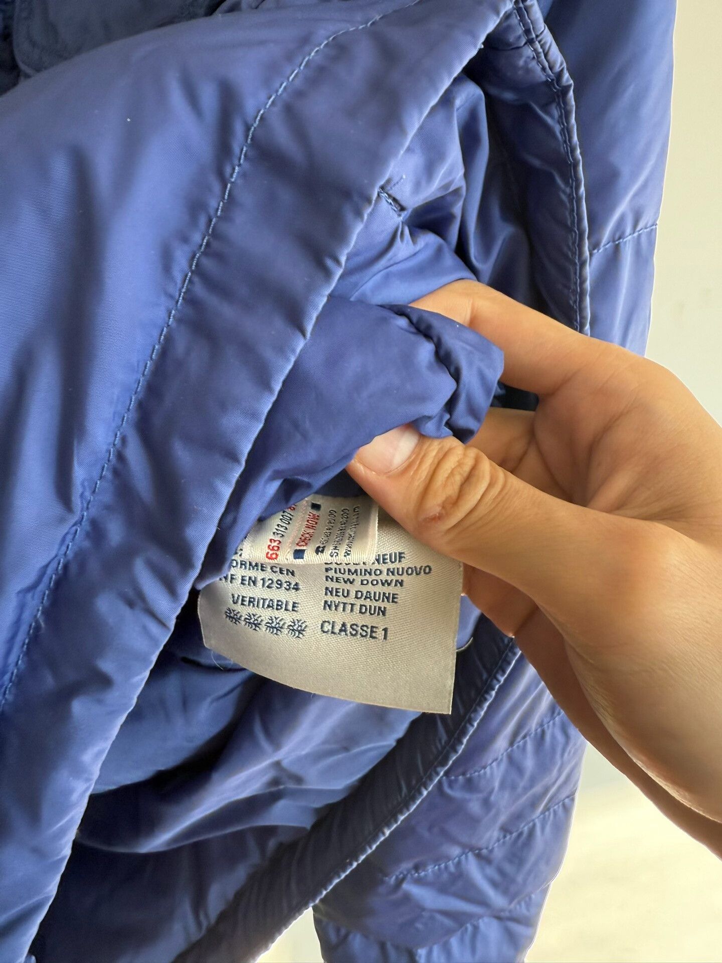 Moncler Moncler Blue Down Jacket Size US L / EU 52-54 / 3 - 4 Thumbnail