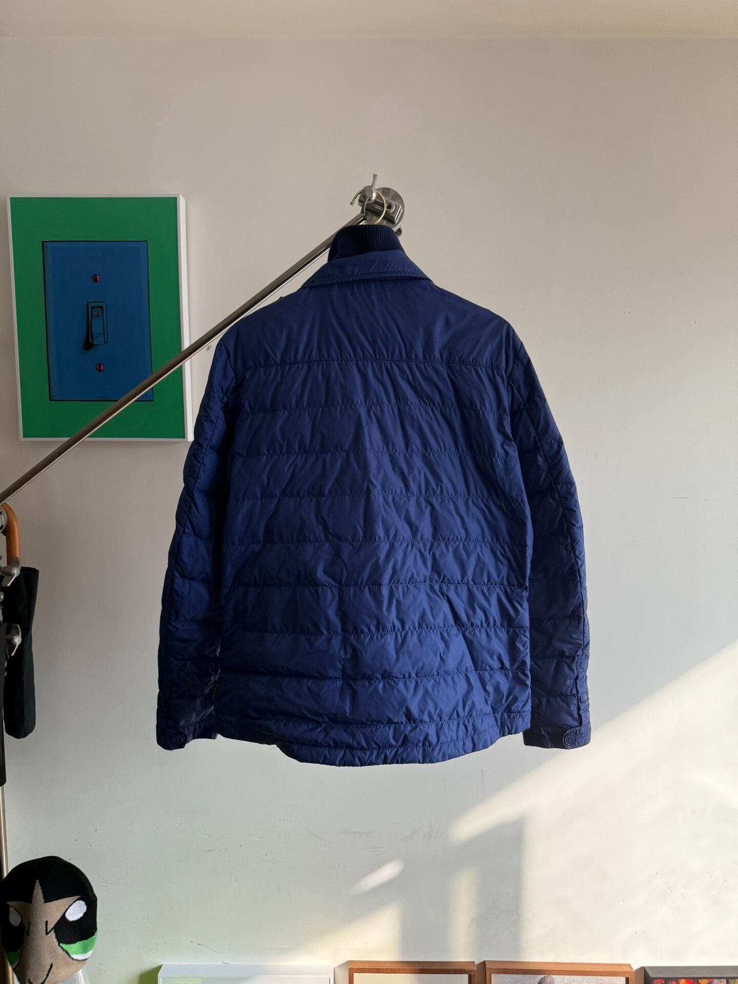 Moncler Moncler Blue Down Jacket Size US L / EU 52-54 / 3 - 2 Thumbnail