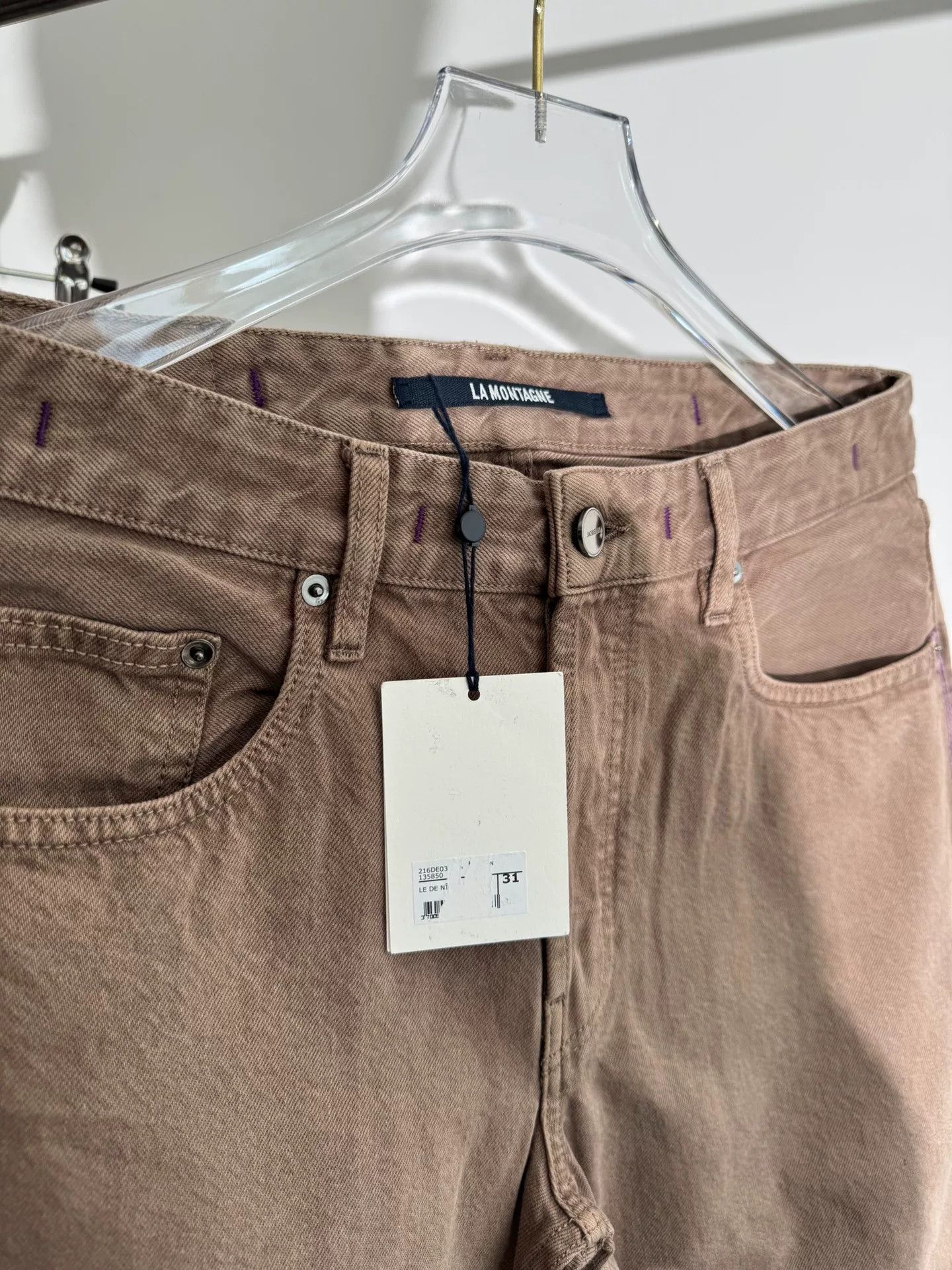 Jacquemus Jacquemus Brown Jeans Size US 31 - 3 Thumbnail