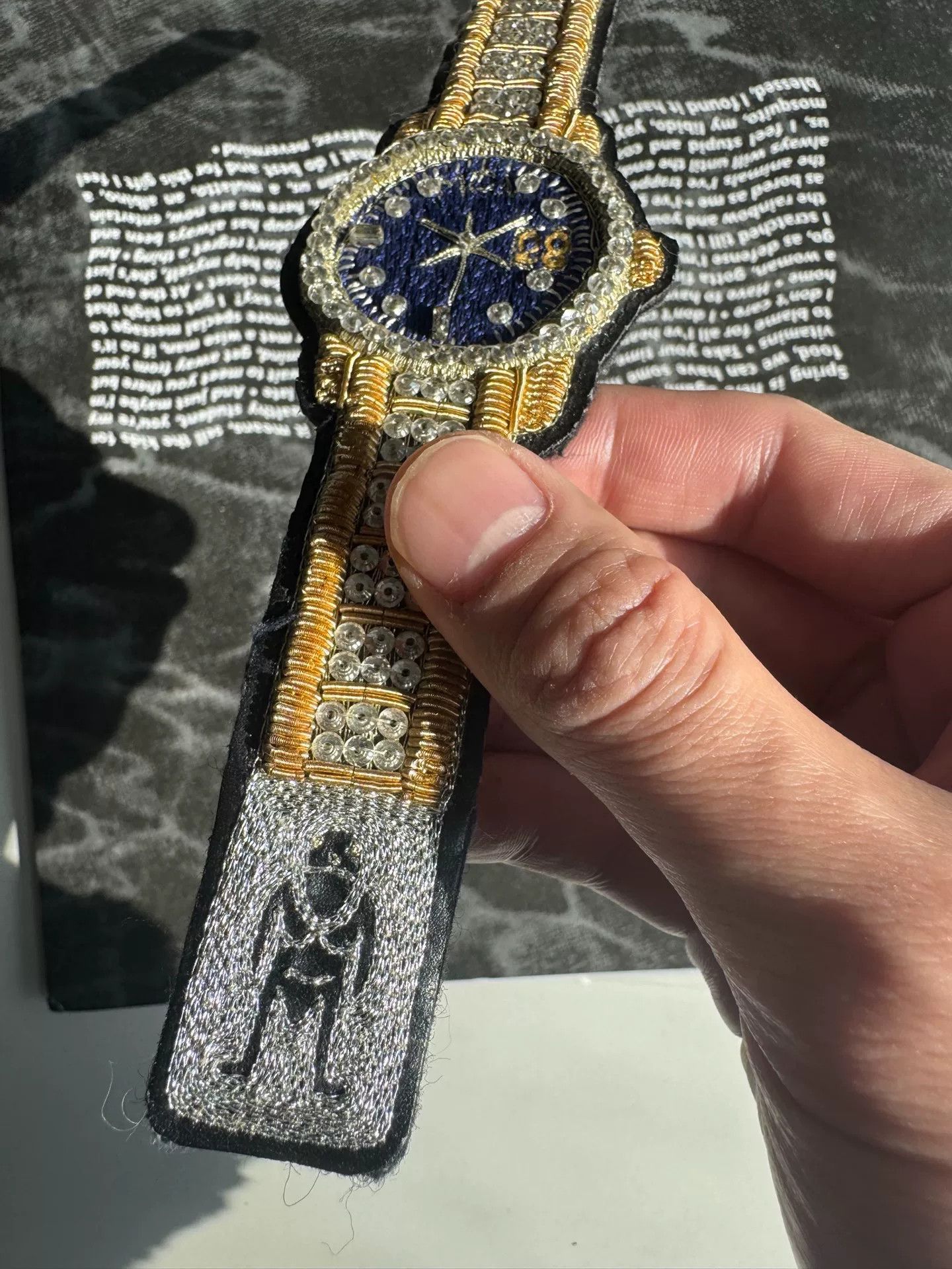 Walter Van Beirendonck Walter Van Beirendonck Gold Diamond Watch Bracelet Size ONE SIZE - 5 Thumbnail