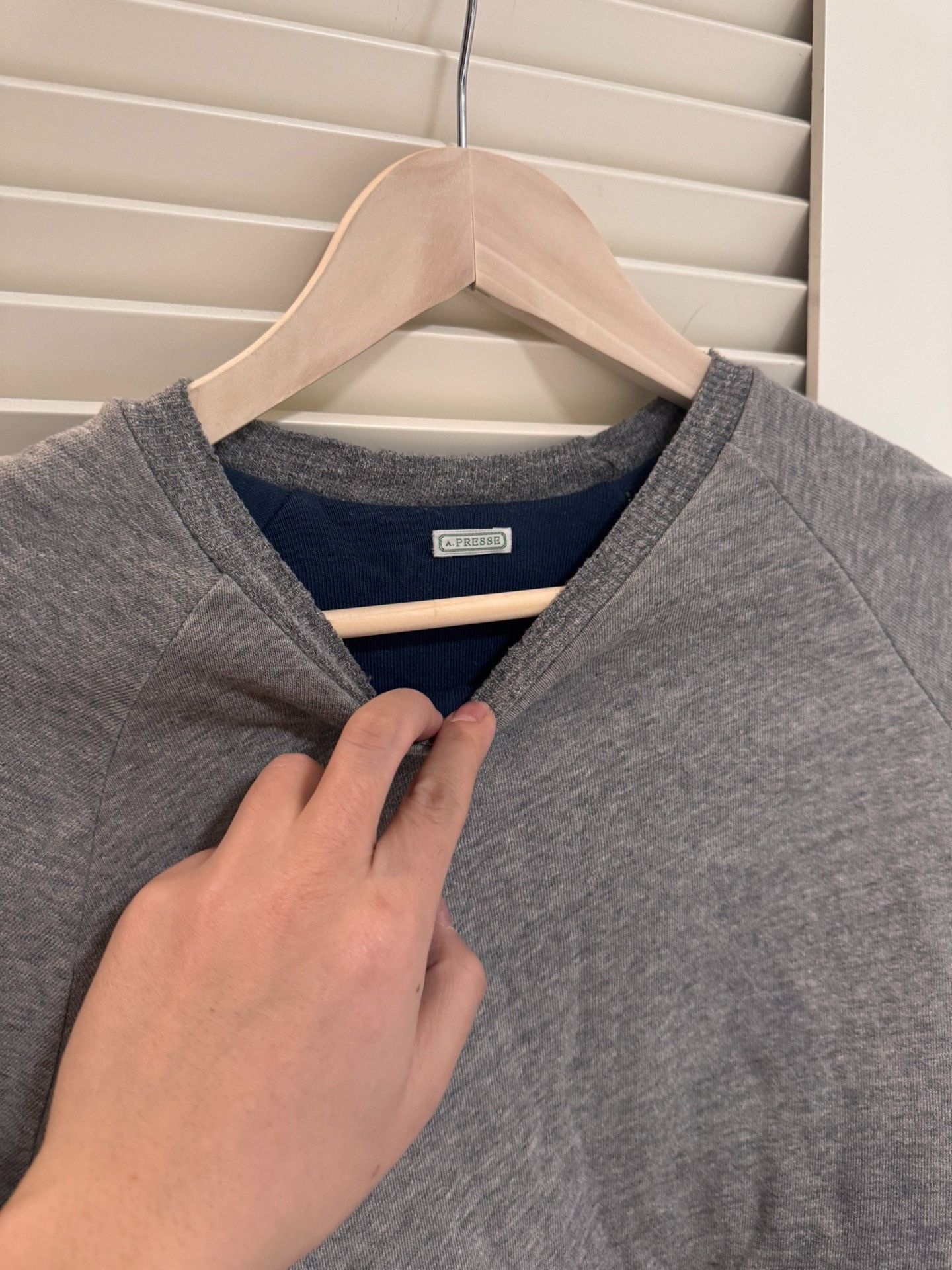 A.PRESSE A.PRESSE Vintage Reversible Sweatshirt Size US XL / EU 56 / 4 - 2 Thumbnail