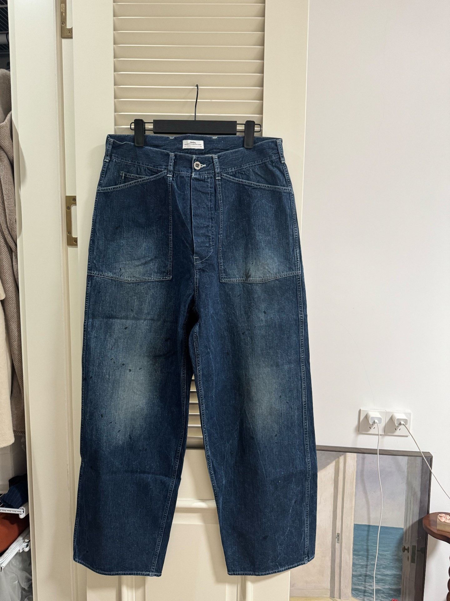 visvim ss scout pants dry denim