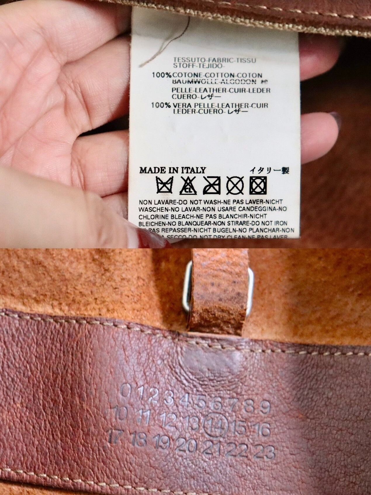 Maison Margiela Maison Margiela Camel Leather Crossbody Bag Size ONE SIZE - 8 Thumbnail