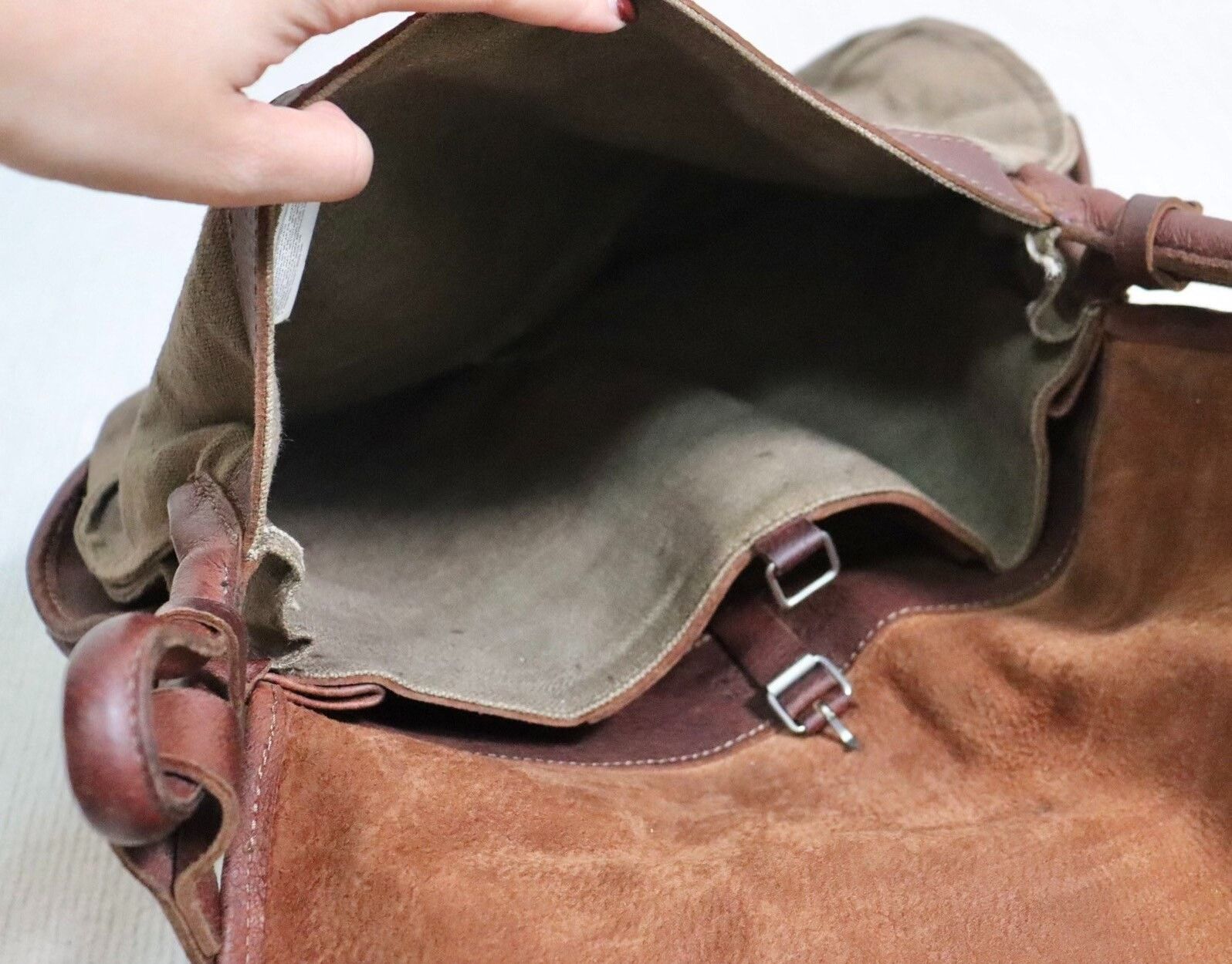 Maison Margiela Maison Margiela Camel Leather Crossbody Bag Size ONE SIZE - 4 Thumbnail