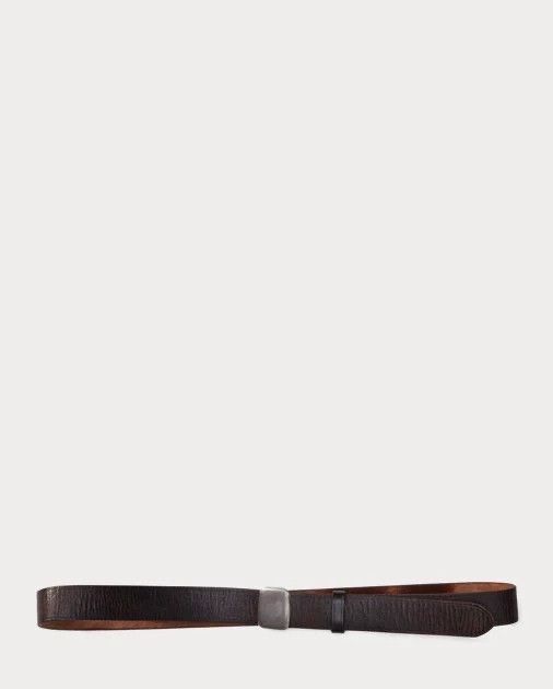 RRL Ralph Lauren RRL Vincennes Leather Belt Size ONE SIZE - 2 Thumbnail
