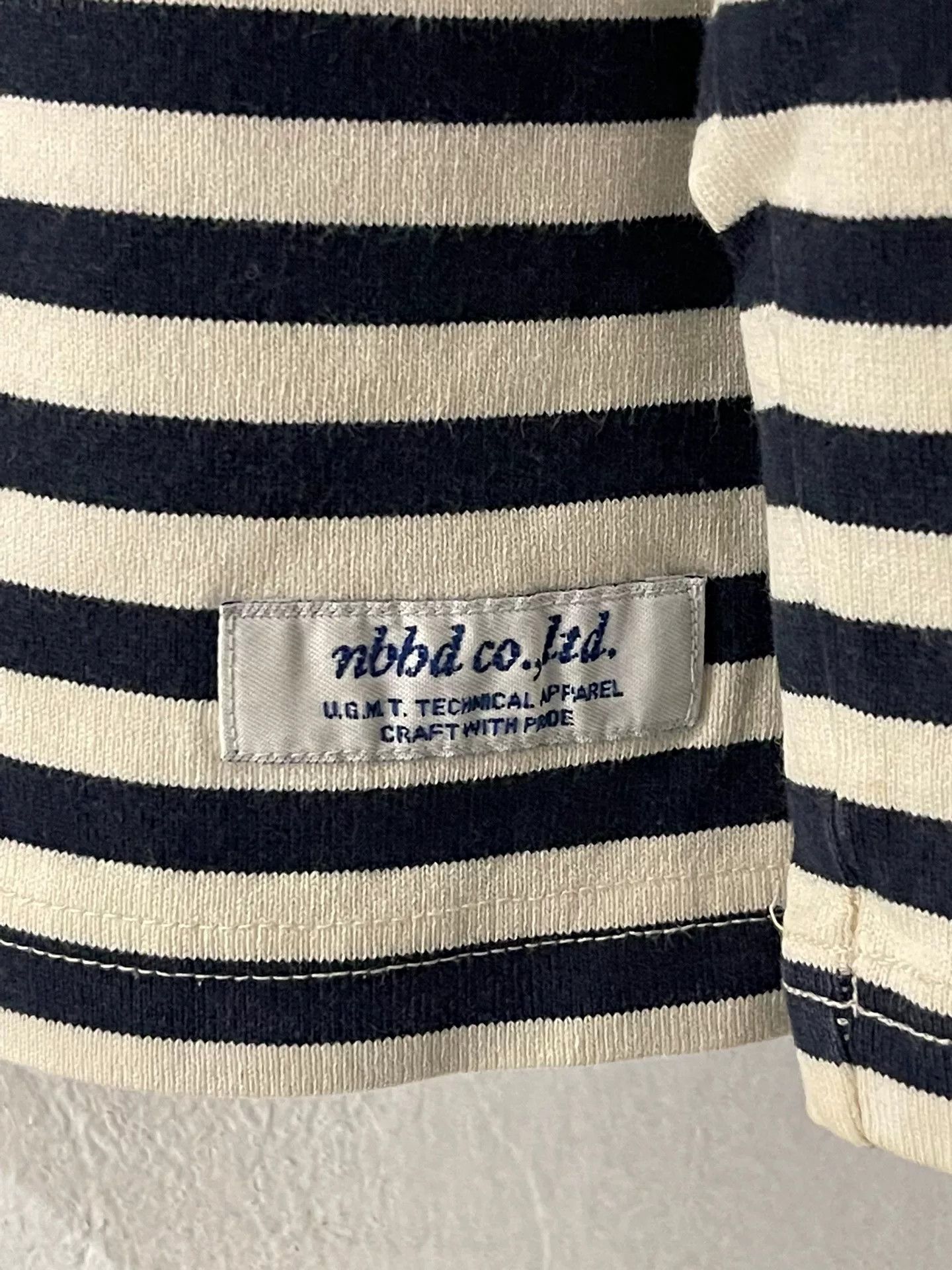 Neighborhood Neighborhood Striped Henley Long Tee Size US L / EU 52-54 / 3 - 3 Thumbnail