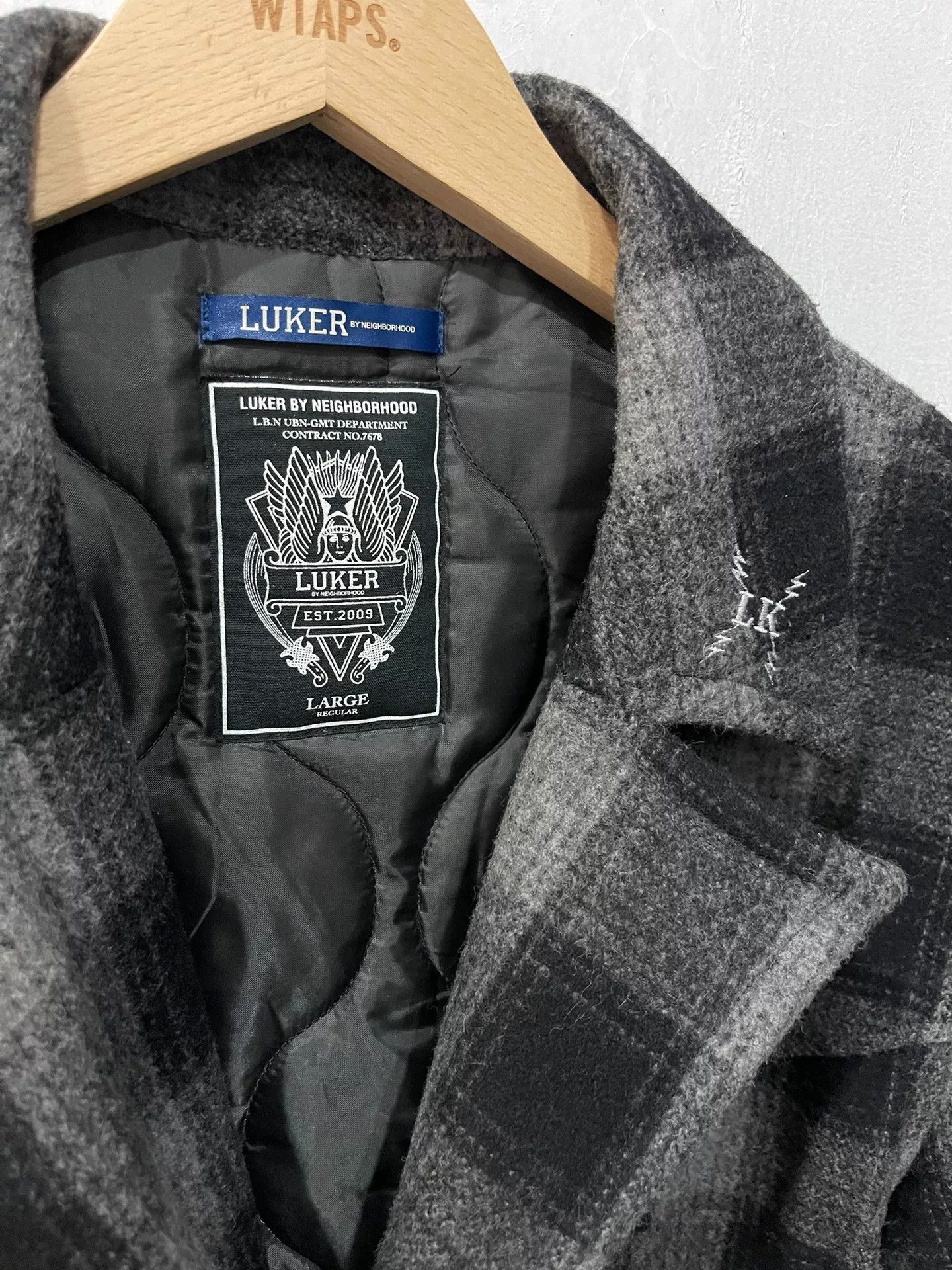 Neighborhood Neighborhood Luker Wool Check Coat Size US L / EU 52-54 / 3 - 2 Thumbnail