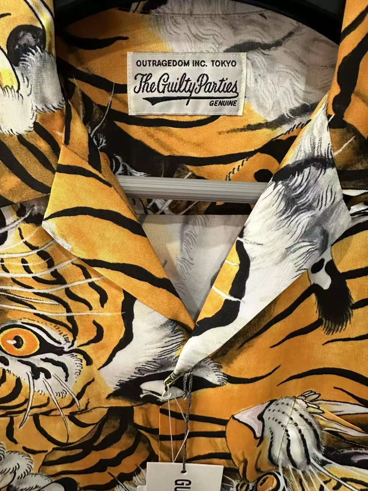 Wacko Maria WACKO MARIA Hundred Tigers Hawaiian Long Sleeve Shirt XL Size US XL / EU 56 / 4 - 3 Thumbnail
