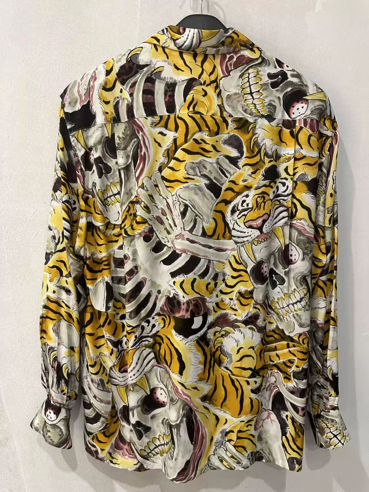 Wacko Maria WACKO MARIA Skull Hawaiian Long Sleeve Shirt Size US XL / EU 56 / 4 - 2 Thumbnail
