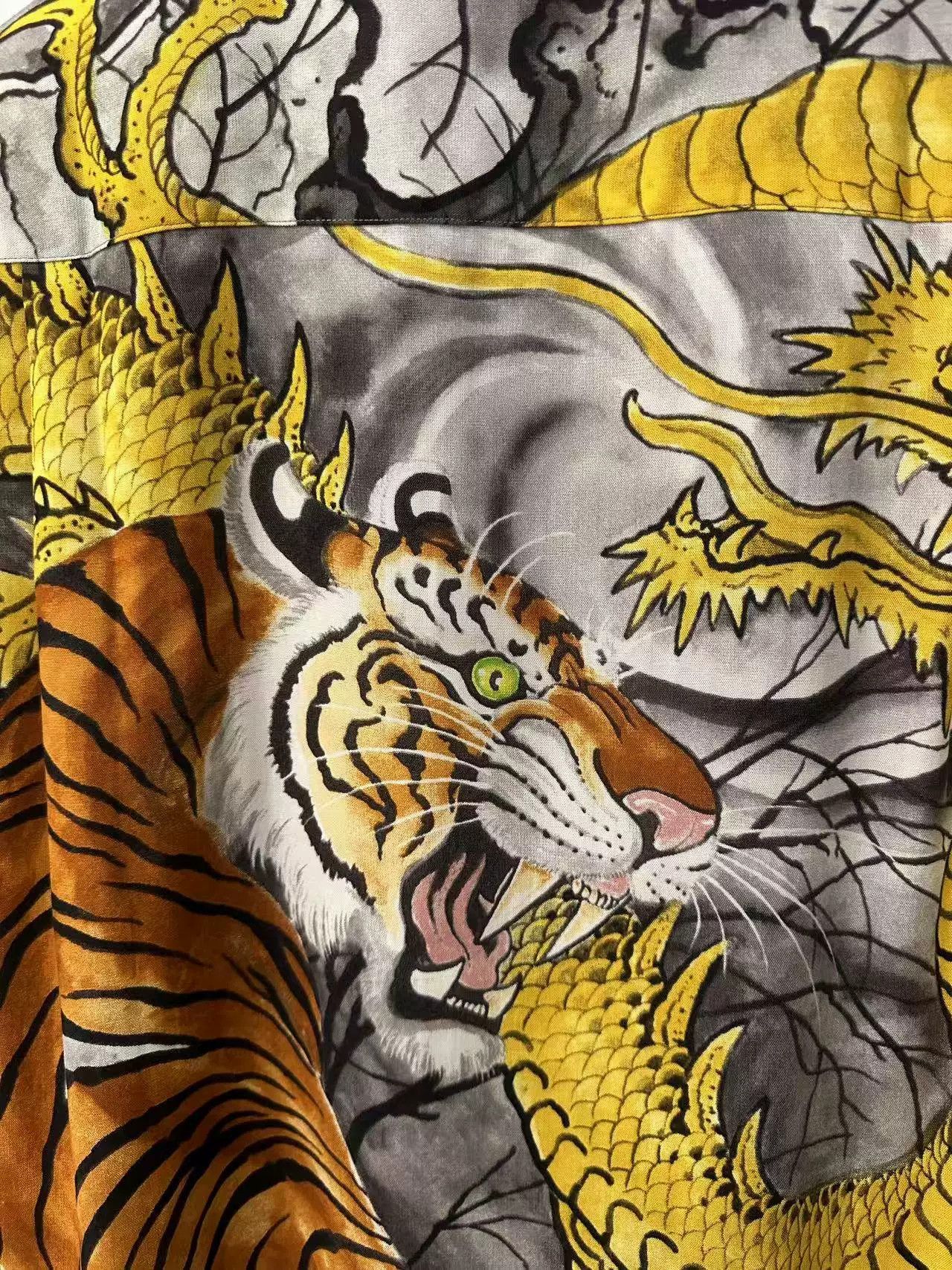 Wacko Maria WACKO MARIA Dragon Tiger Hawaiian Shirt Size US XL / EU 56 / 4 - 5 Thumbnail