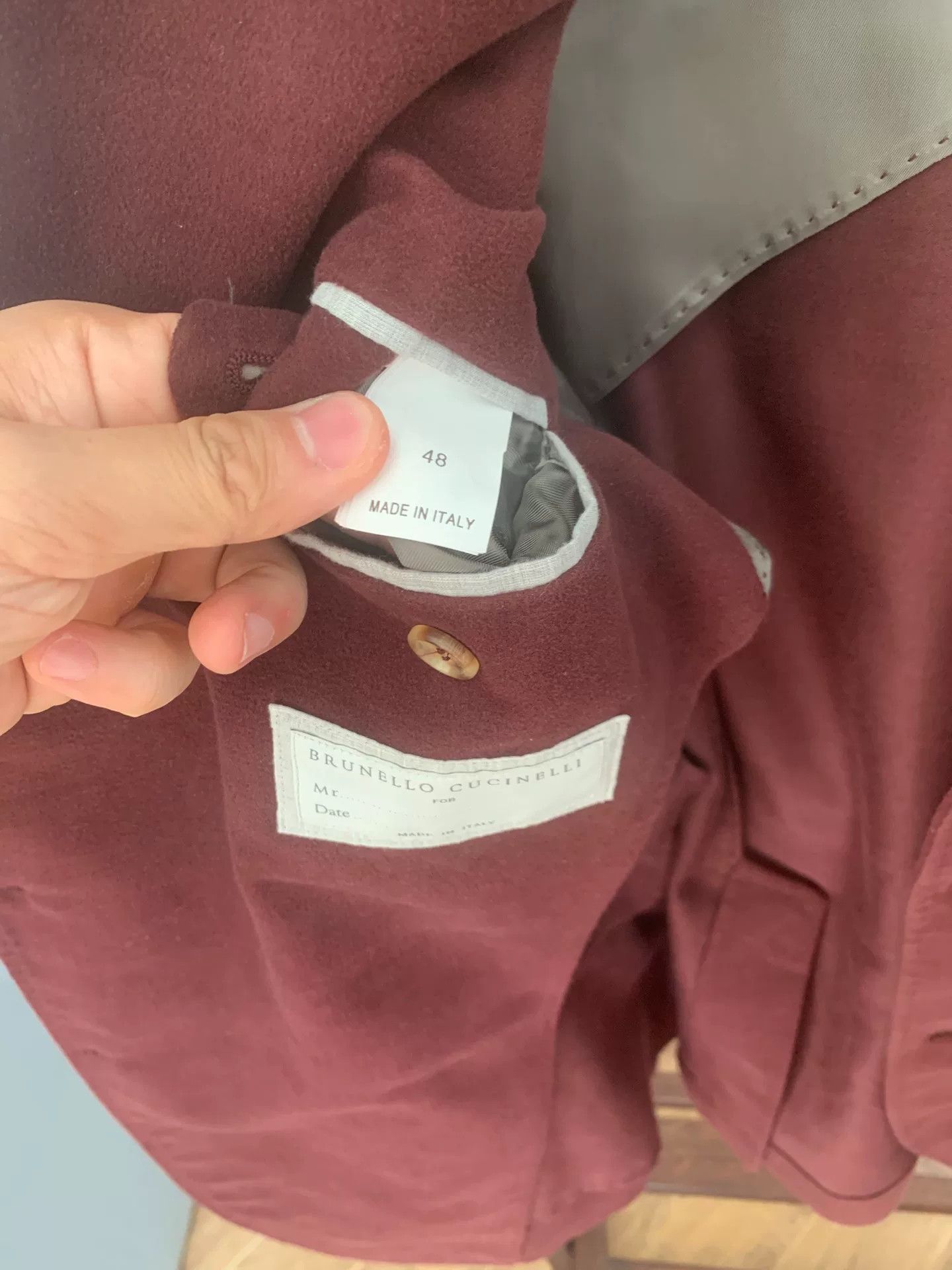 Brunello Cucinelli Brunello Cucinelli Burgundy Suit Size 48 Size US M / EU 48-50 / 2 - 5 Thumbnail