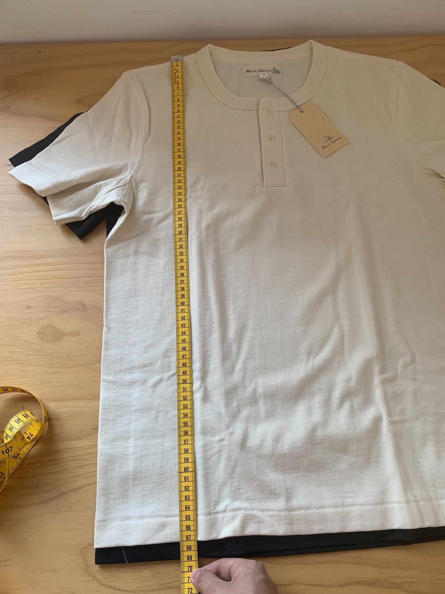 Merz B. Schwanen Merz b. Schwanen Henley Short Sleeve Size US S / EU 44-46 / 1 - 9 Thumbnail