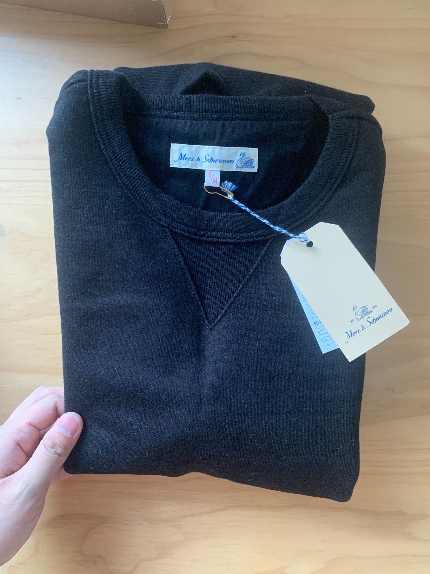 Merz B. Schwanen merz.b.schwanen 3s48 Organic Cotton Sweatshirt Size US M / EU 48-50 / 2 - 4 Thumbnail