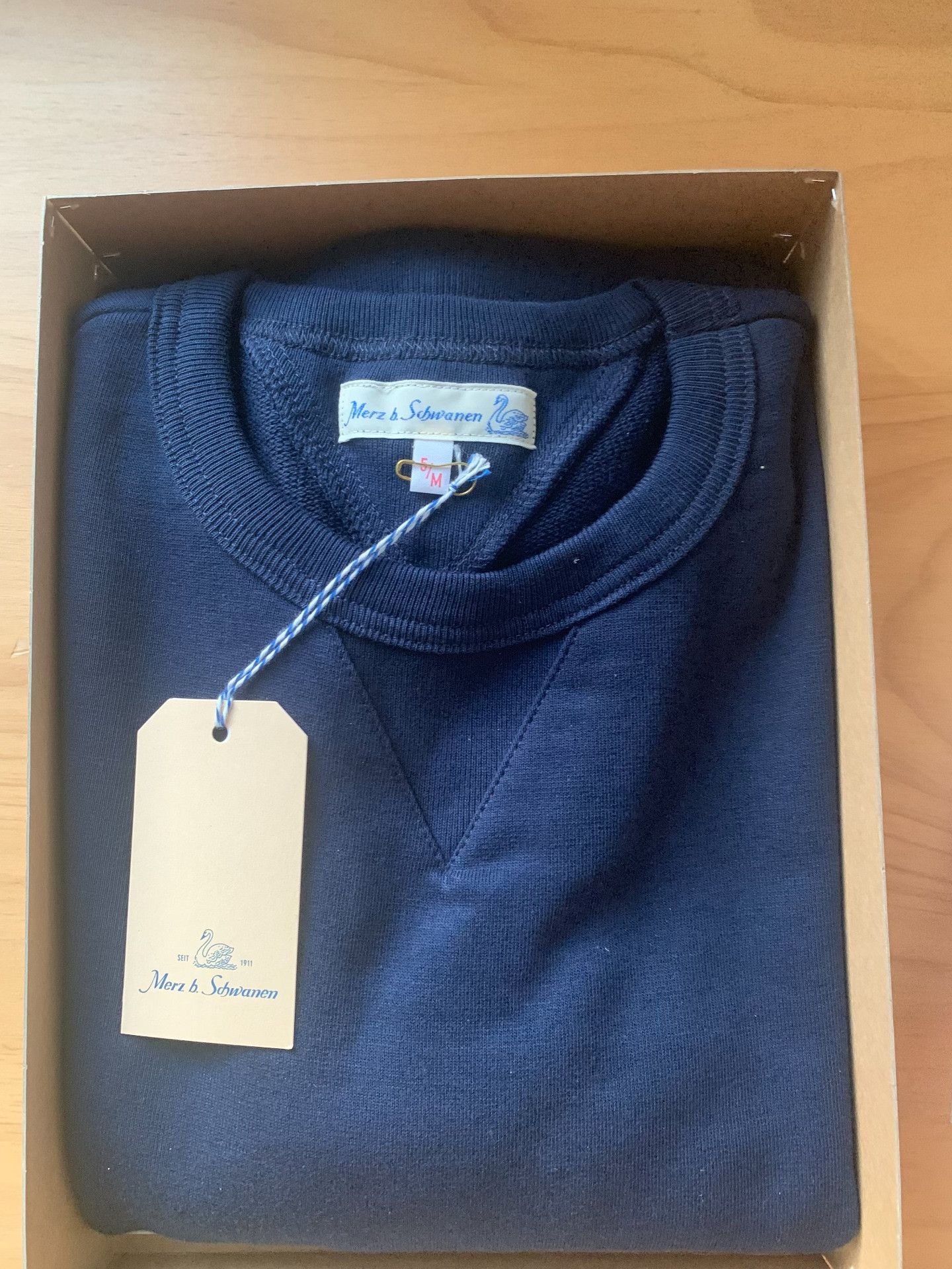 Merz B. Schwanen merz.b.schwanen 346 Organic Cotton Sweatshirt Size US M / EU 48-50 / 2 - 3 Thumbnail