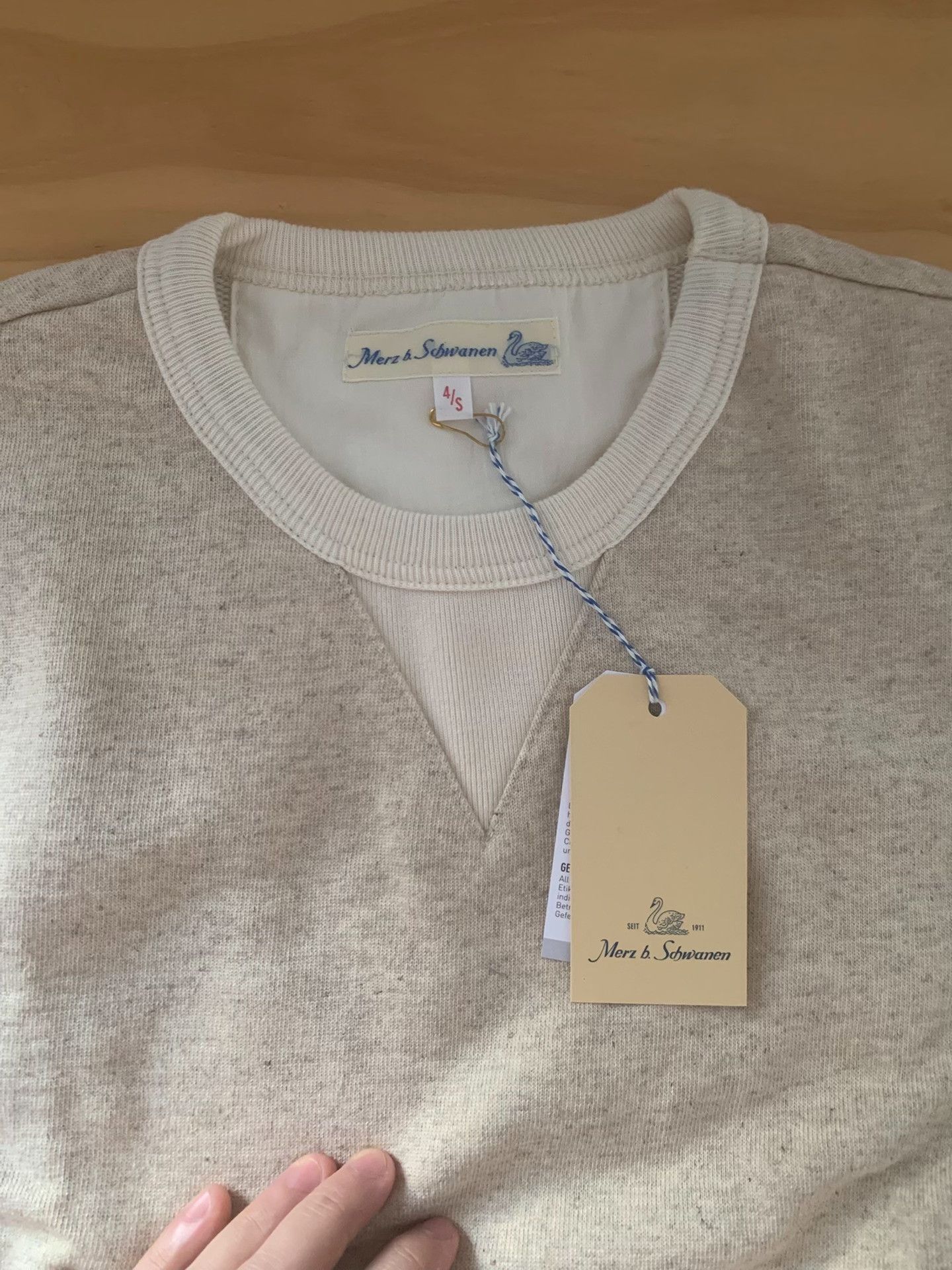 Merz B. Schwanen merz.b.schwanen Cotton-Linen Sweatshirt Size US S / EU 44-46 / 1 - 4 Thumbnail