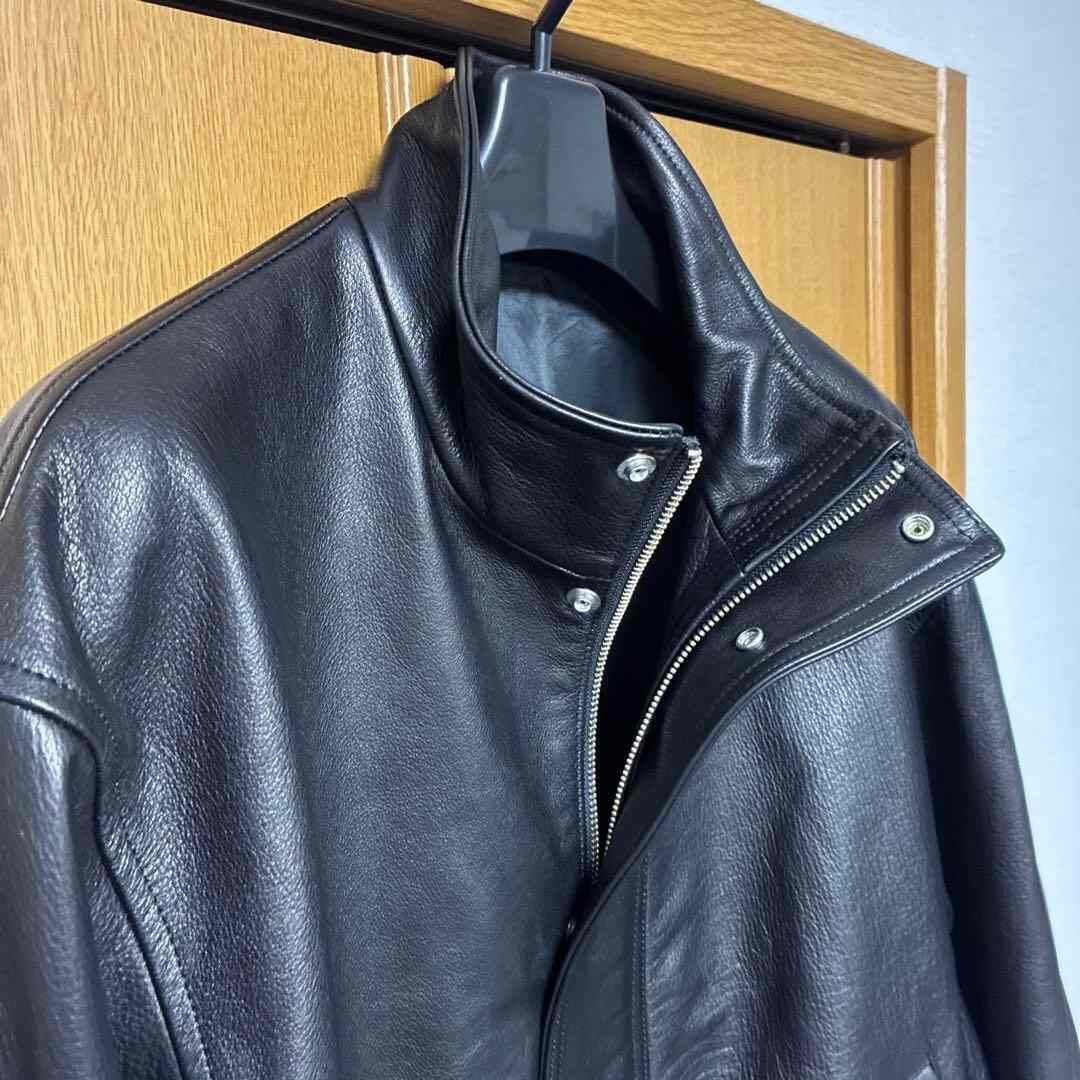 Uru Uru Tokyo 26SS Leather Stand Collar Jacket Size US M / EU 48-50 / 2 - 4 Thumbnail