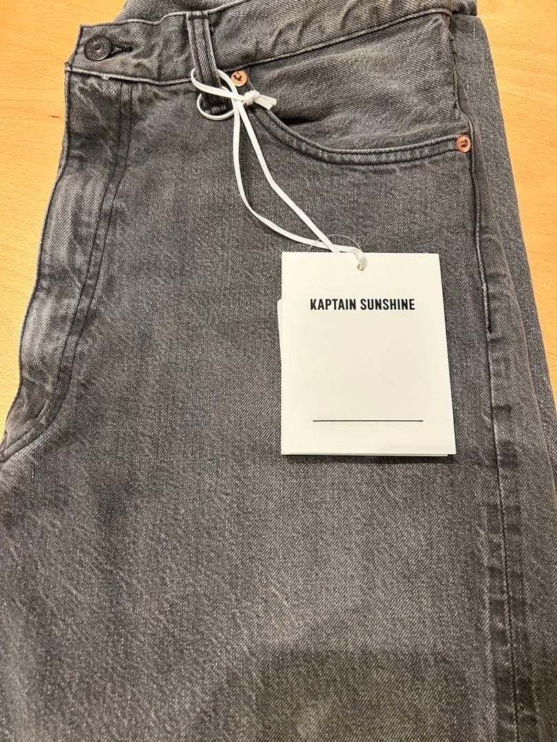 Kaptain Sunshine Kaptain Sunshine 25SS Washed Gray Jeans Size US 32 / EU 48 - 6 Thumbnail