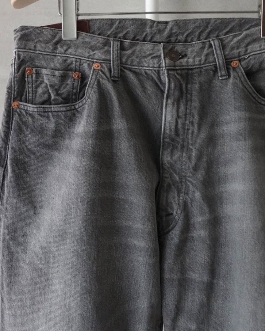 Kaptain Sunshine Kaptain Sunshine 25SS Washed Gray Jeans Size US 32 / EU 48 - 2 Thumbnail