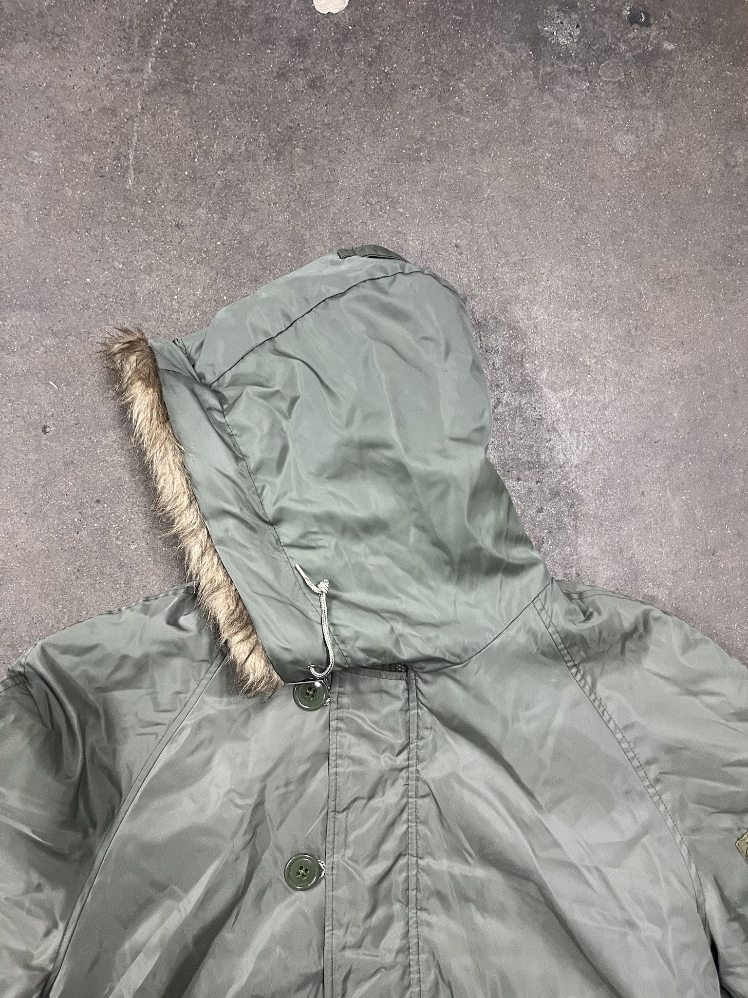 Vintage Vintage 1990s Civilian N-3B Fur Hooded Parka Size XL Size US XL / EU 56 / 4 - 2 Thumbnail