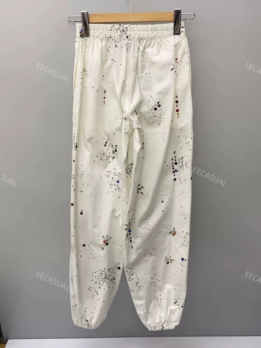 Japanese Brand Colorful Gemstone Cotton Pants from Japan Size US 26 / EU 42 - 2 Thumbnail