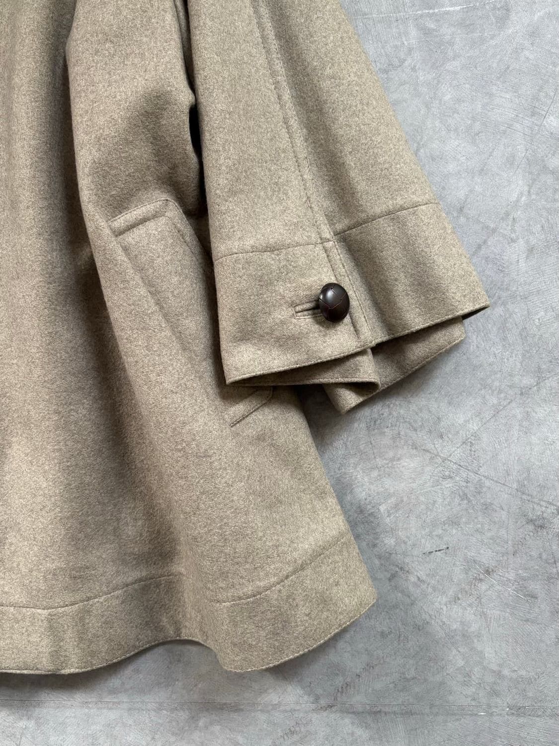 Vintage Vintage Saddle Buckle Wool Coat Size M / US 6-8 / IT 42-44 - 7 Thumbnail
