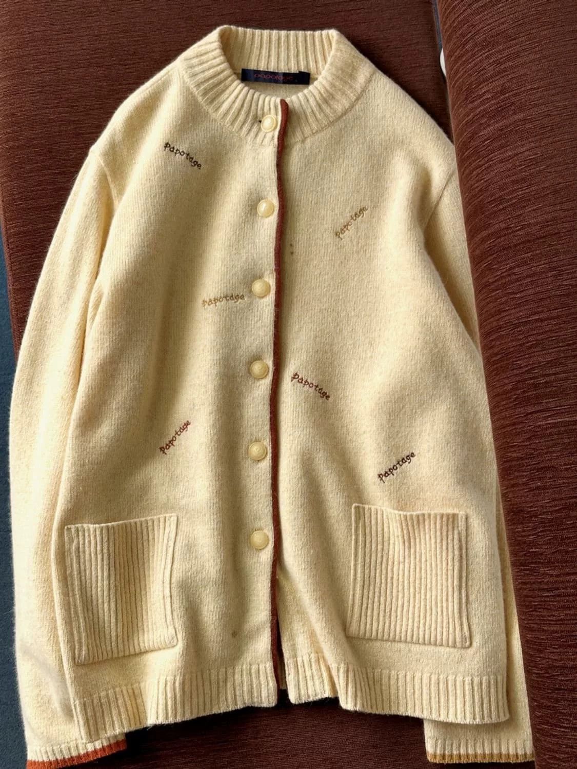 Vintage Silk Angora Knit Jacket Size M / US 6-8 / IT 42-44 - 3 Thumbnail