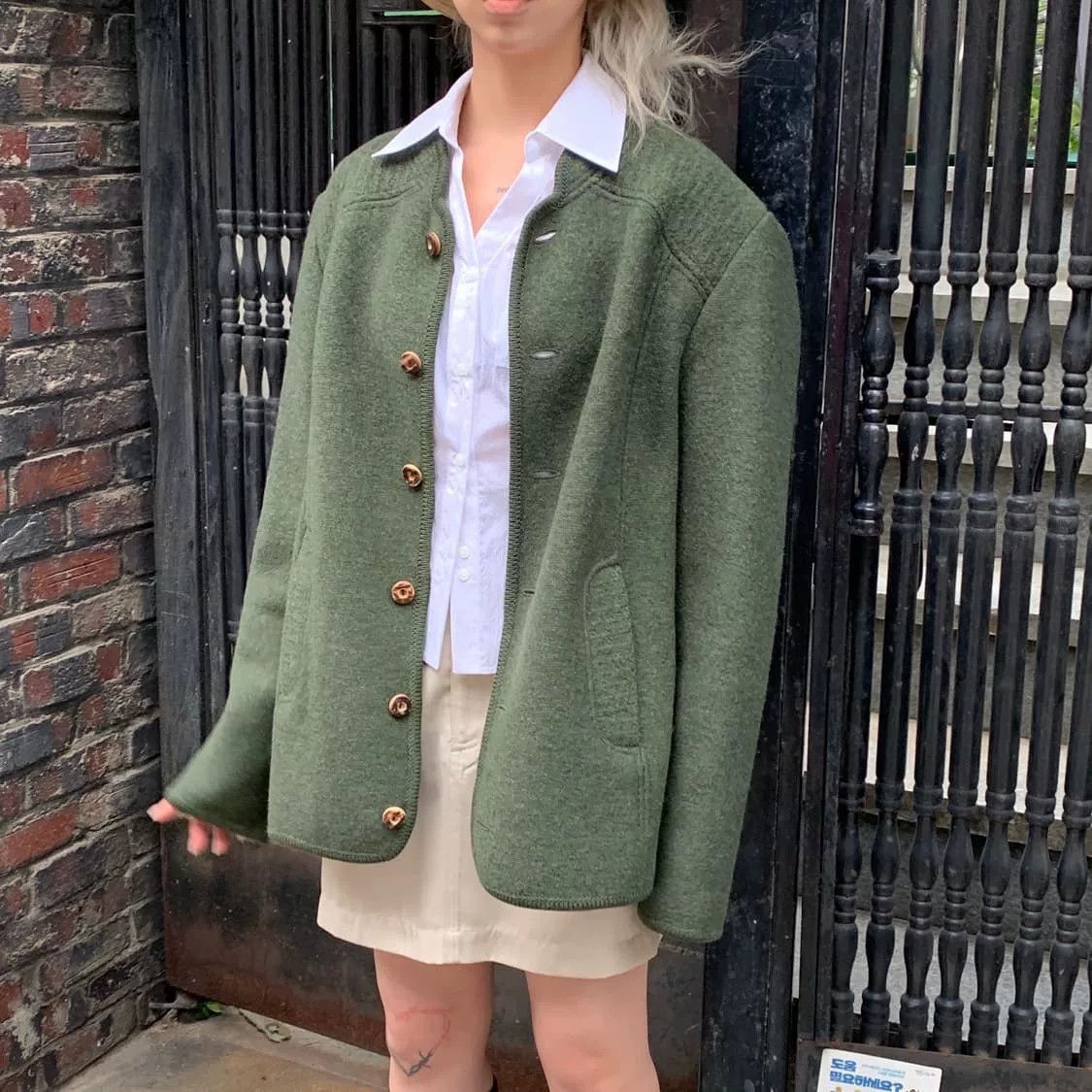 Vintage Vintage German Wool Jacket Size M / US 6-8 / IT 42-44 - 4 Thumbnail