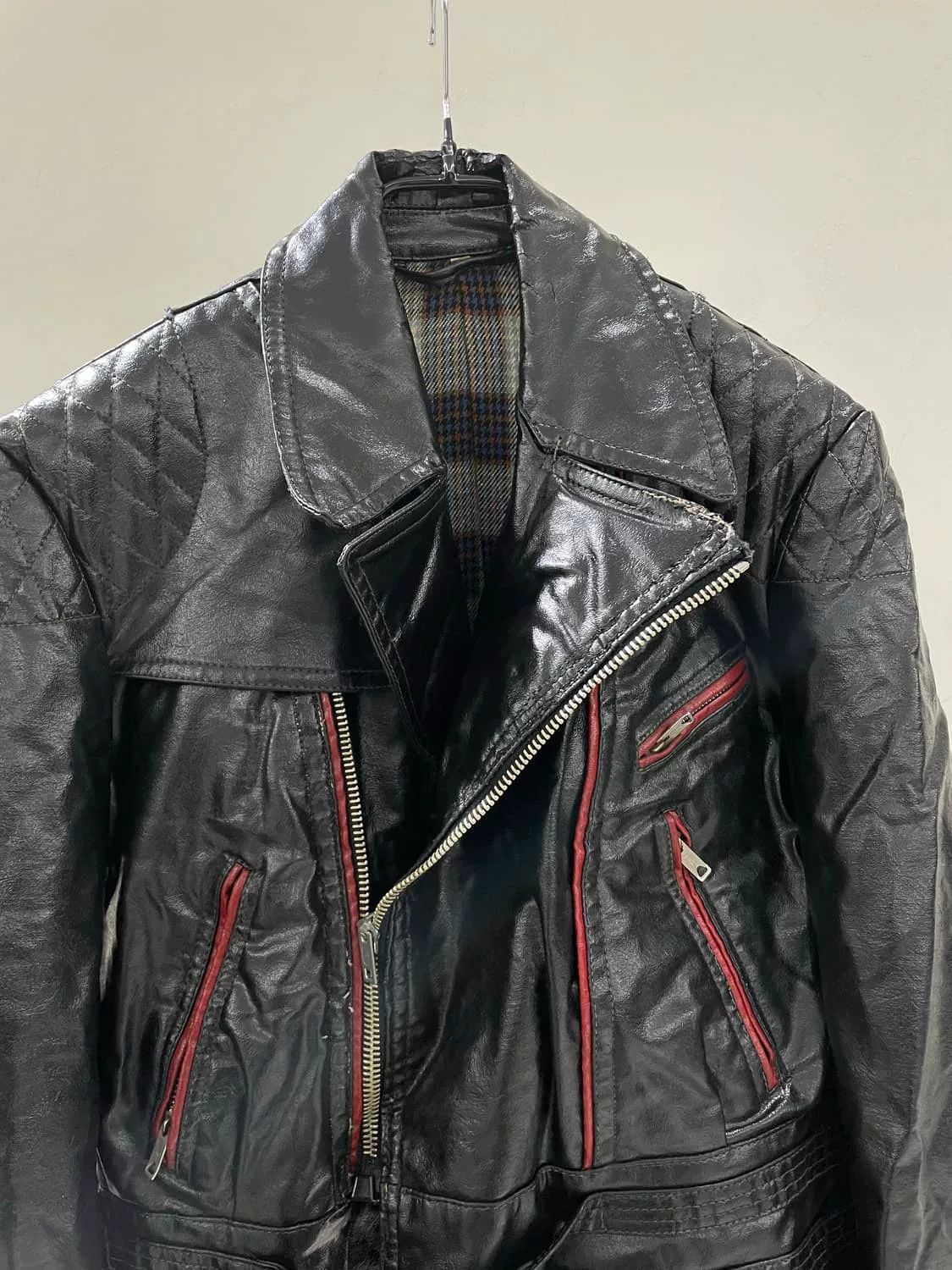 Vintage Vintage 90s Leather Biker Jacket Size US M / EU 48-50 / 2 - 4 Thumbnail