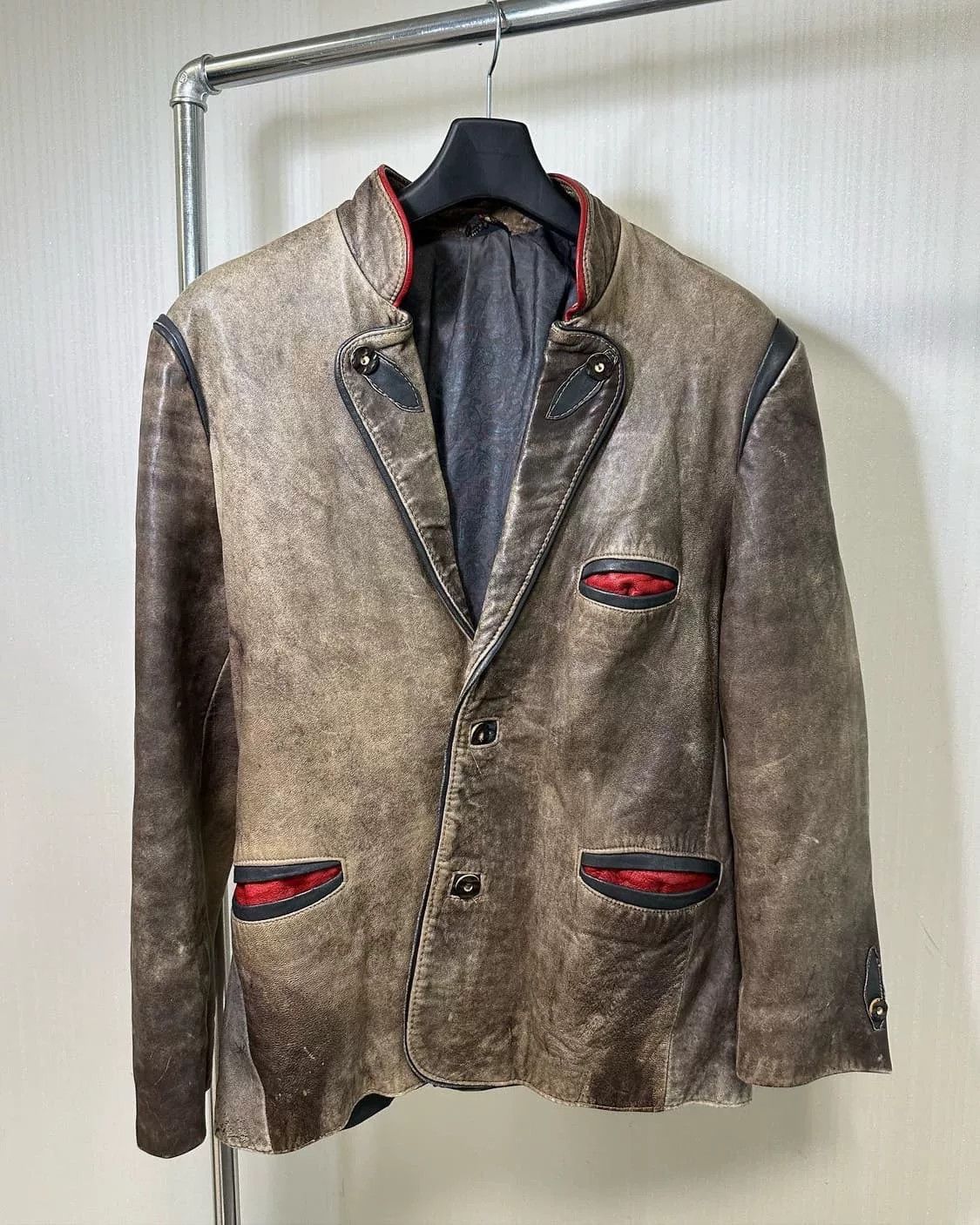 Vintage Vintage 90s Lucifer Leather Jacket Size US M / EU 48-50 / 2 - 2 Thumbnail