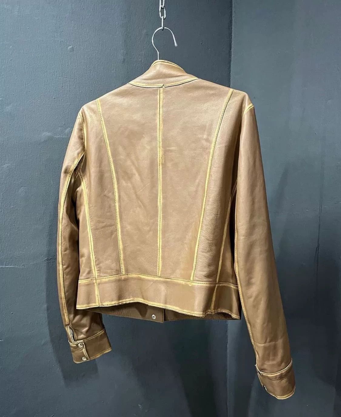 Vintage Vintage Margiela Style Leather Jacket Size US M / EU 48-50 / 2 - 6 Thumbnail