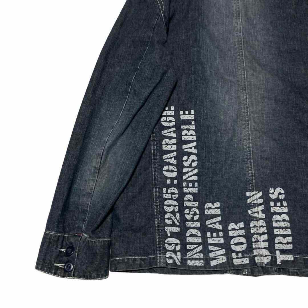 Vintage Vintage Distressed Denim Cargo Jacket Size US M / EU 48-50 / 2 - 6 Thumbnail
