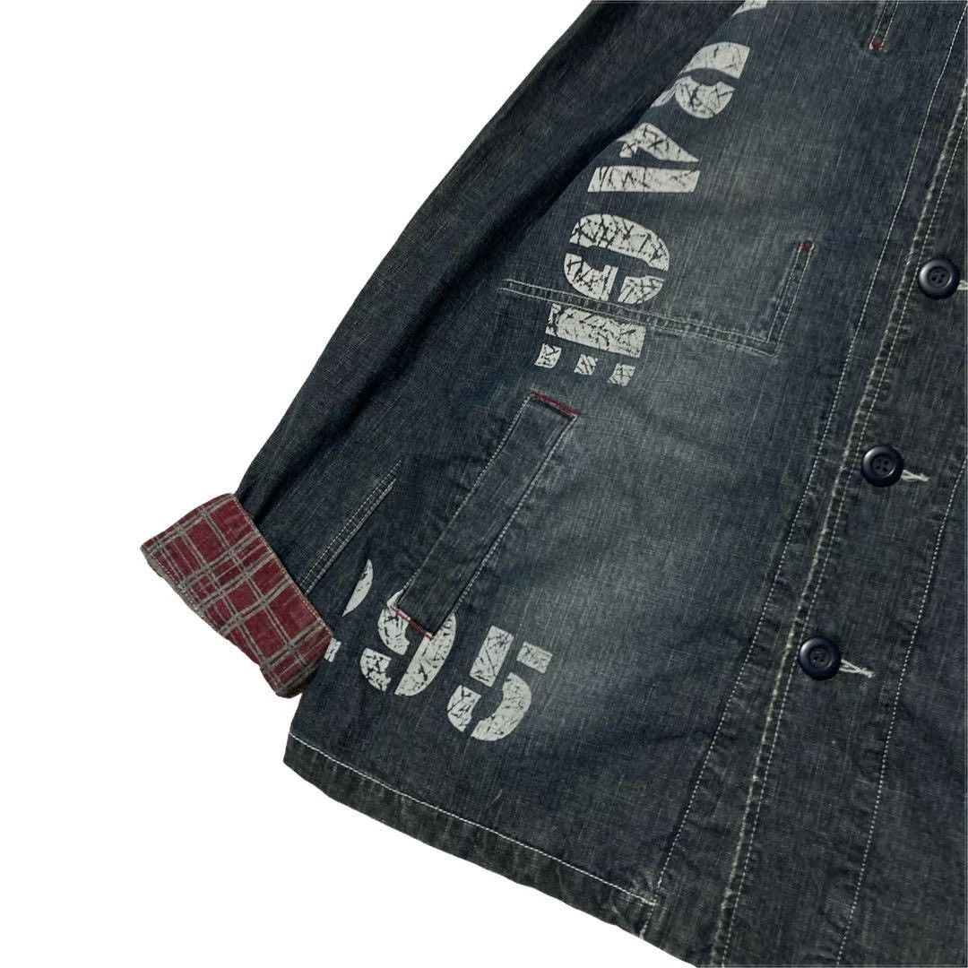 Vintage Vintage Distressed Denim Cargo Jacket Size US M / EU 48-50 / 2 - 4 Thumbnail