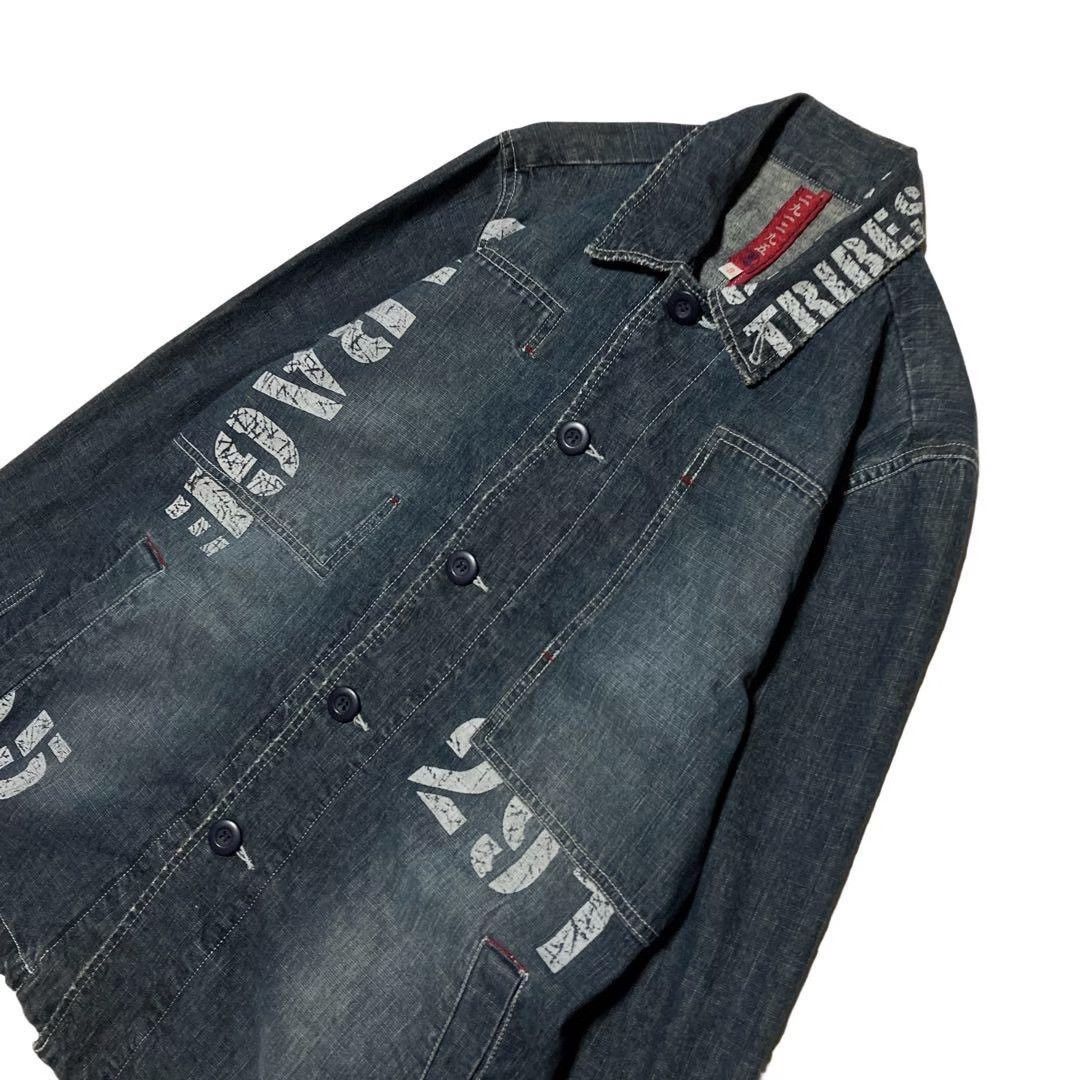 Vintage Vintage Distressed Denim Cargo Jacket Size US M / EU 48-50 / 2 - 3 Thumbnail