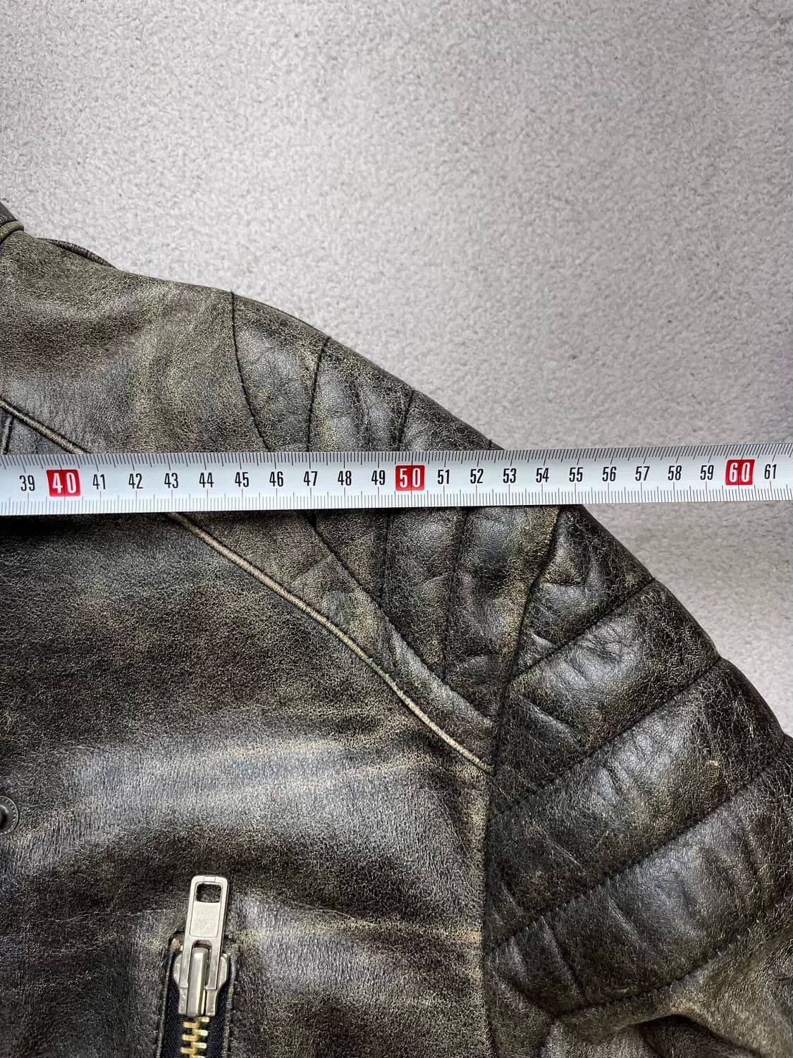 Vintage Vintage Distressed Leather Jacket Size US M / EU 48-50 / 2 - 5 Thumbnail
