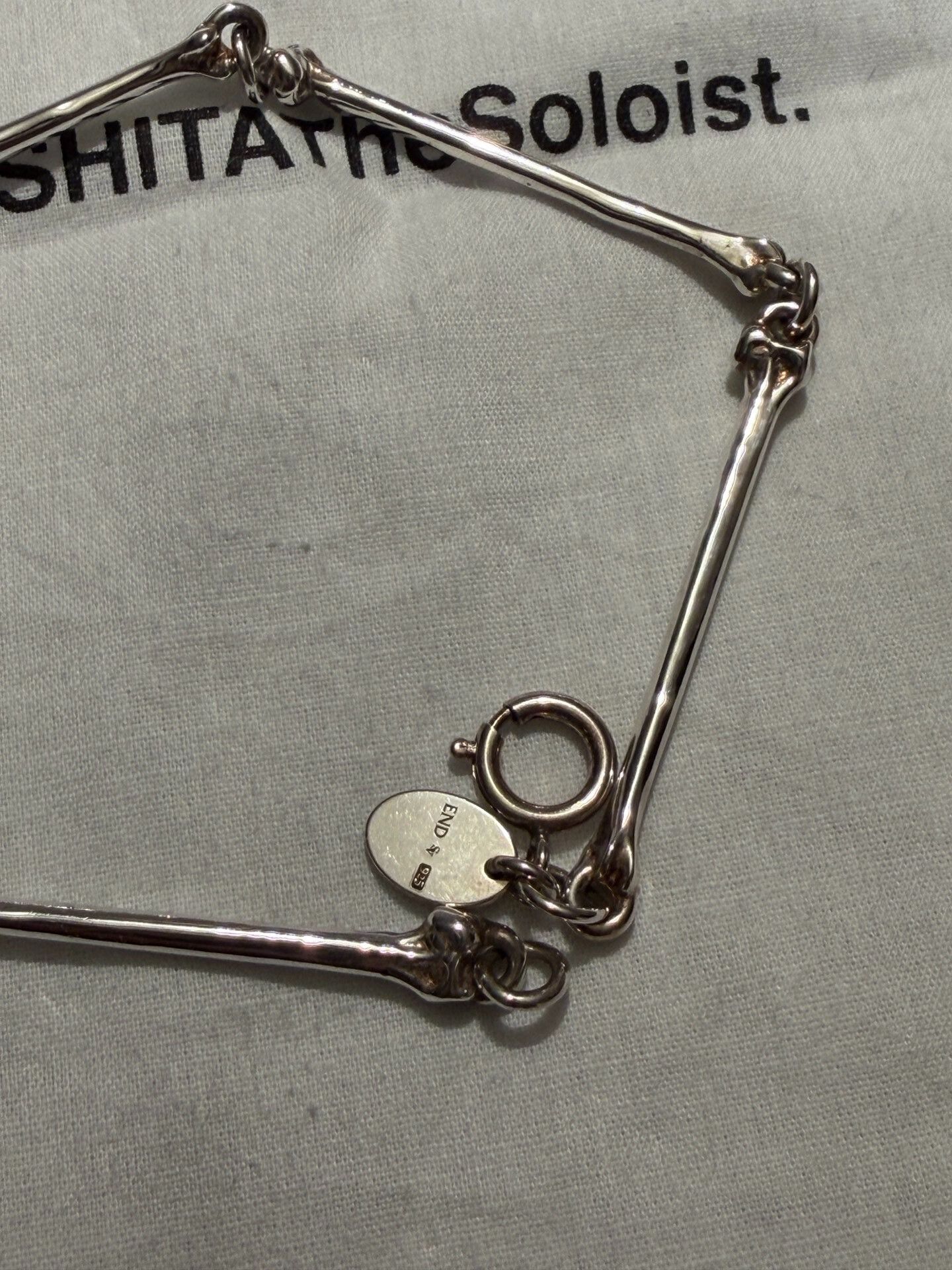 Takahiromiyashita The Soloist. TAKAHIROMIYASHITA TheSoloist Bone Bracelet Size ONE SIZE - 4 Thumbnail