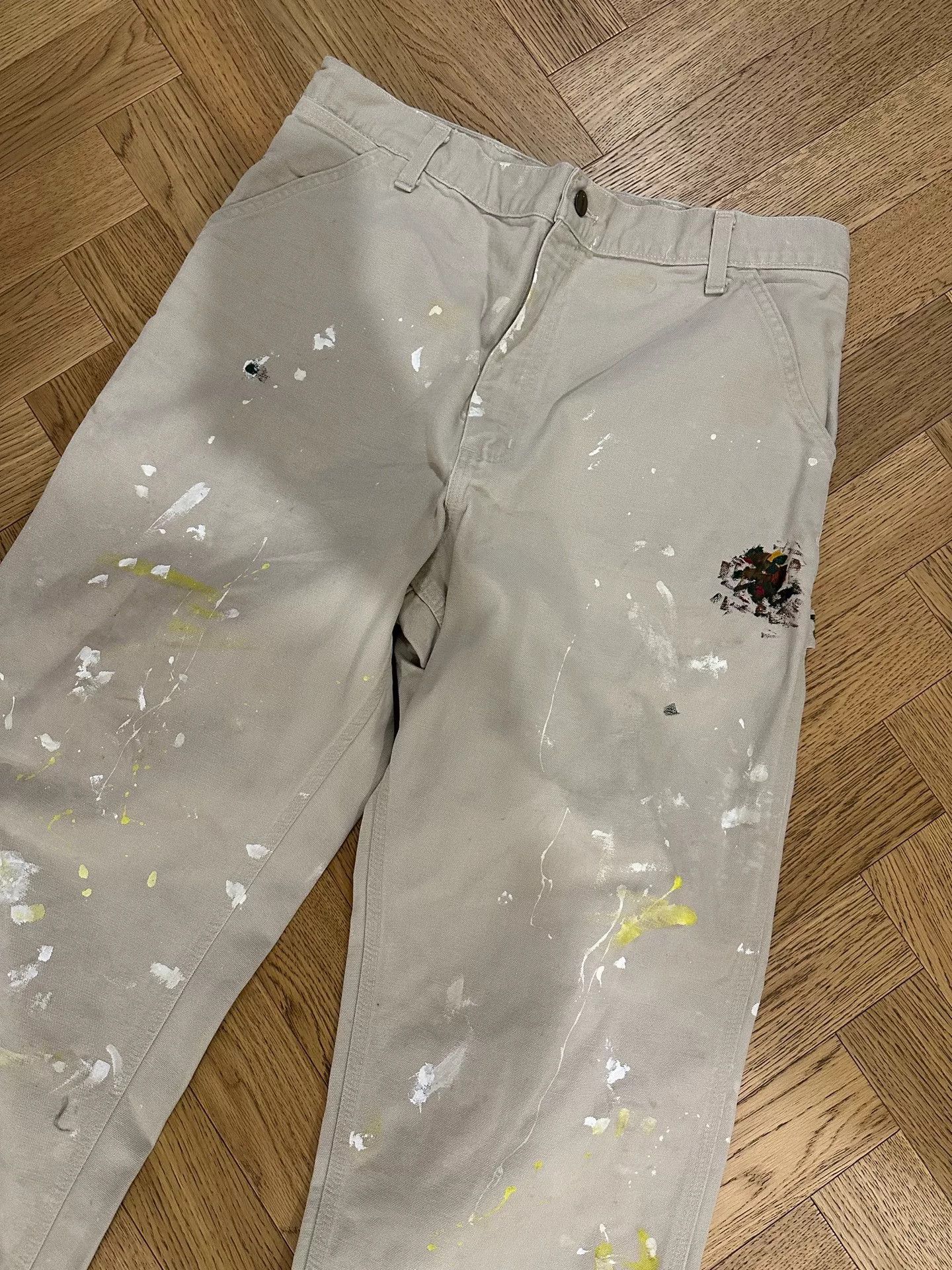 Vintage Vintage Carhartt B11 Ink Splatter Size US 34 / EU 50 - 3 Thumbnail