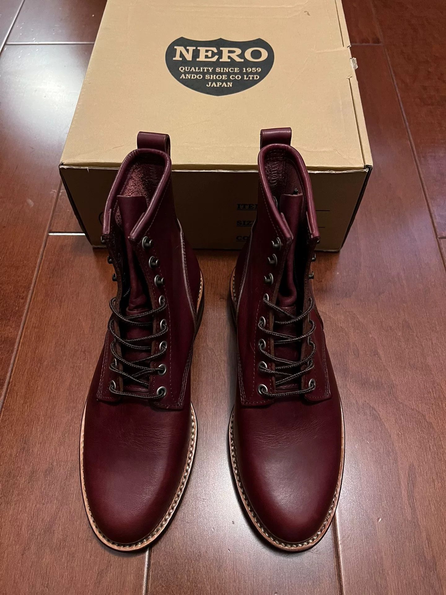 Other NERO Work Boots Burgundy Size 8 Size US 8 / EU 41 - 2 Thumbnail