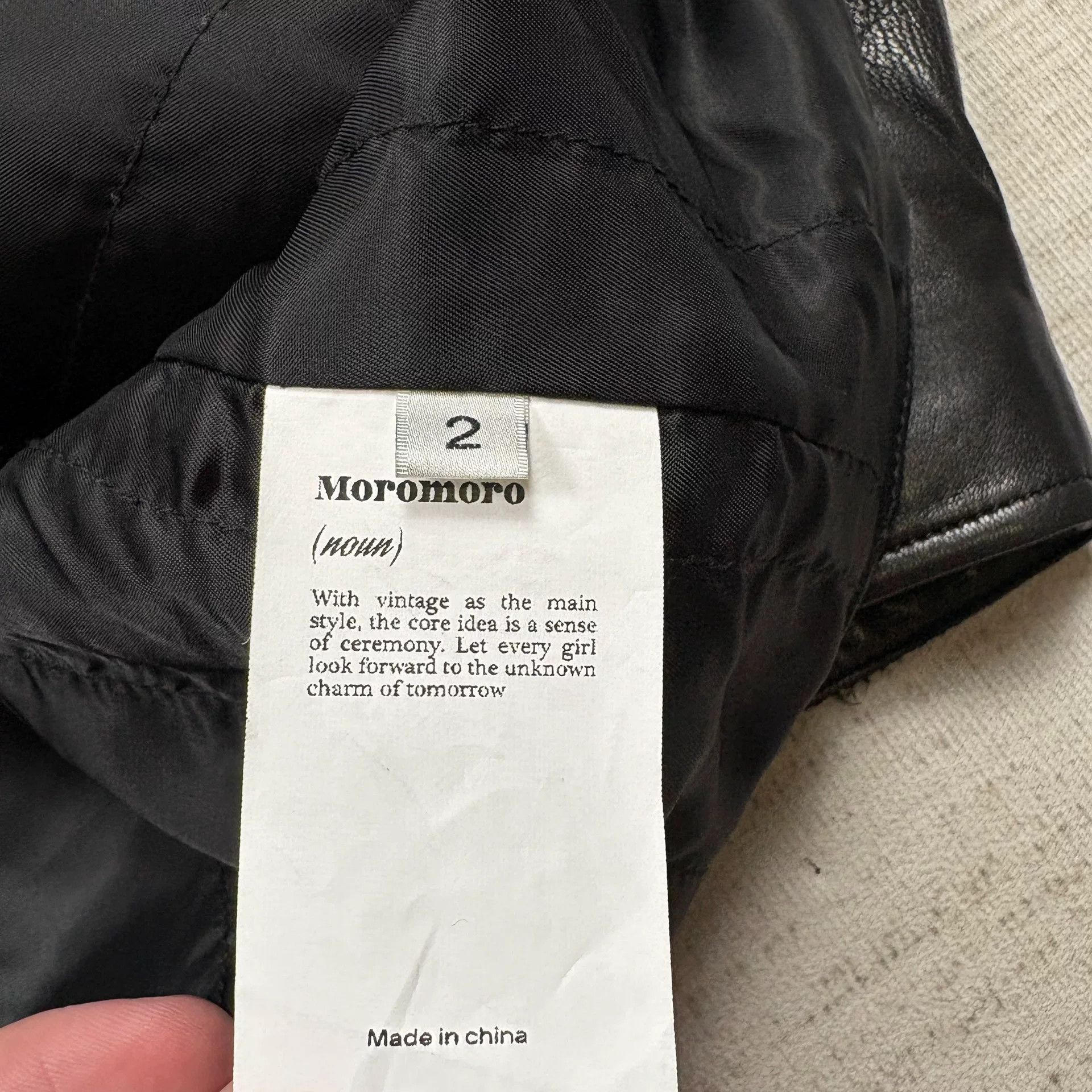 Other MOROMORO Sheepskin Pocket Casual Jacket Size US M / EU 48-50 / 2 - 4 Thumbnail