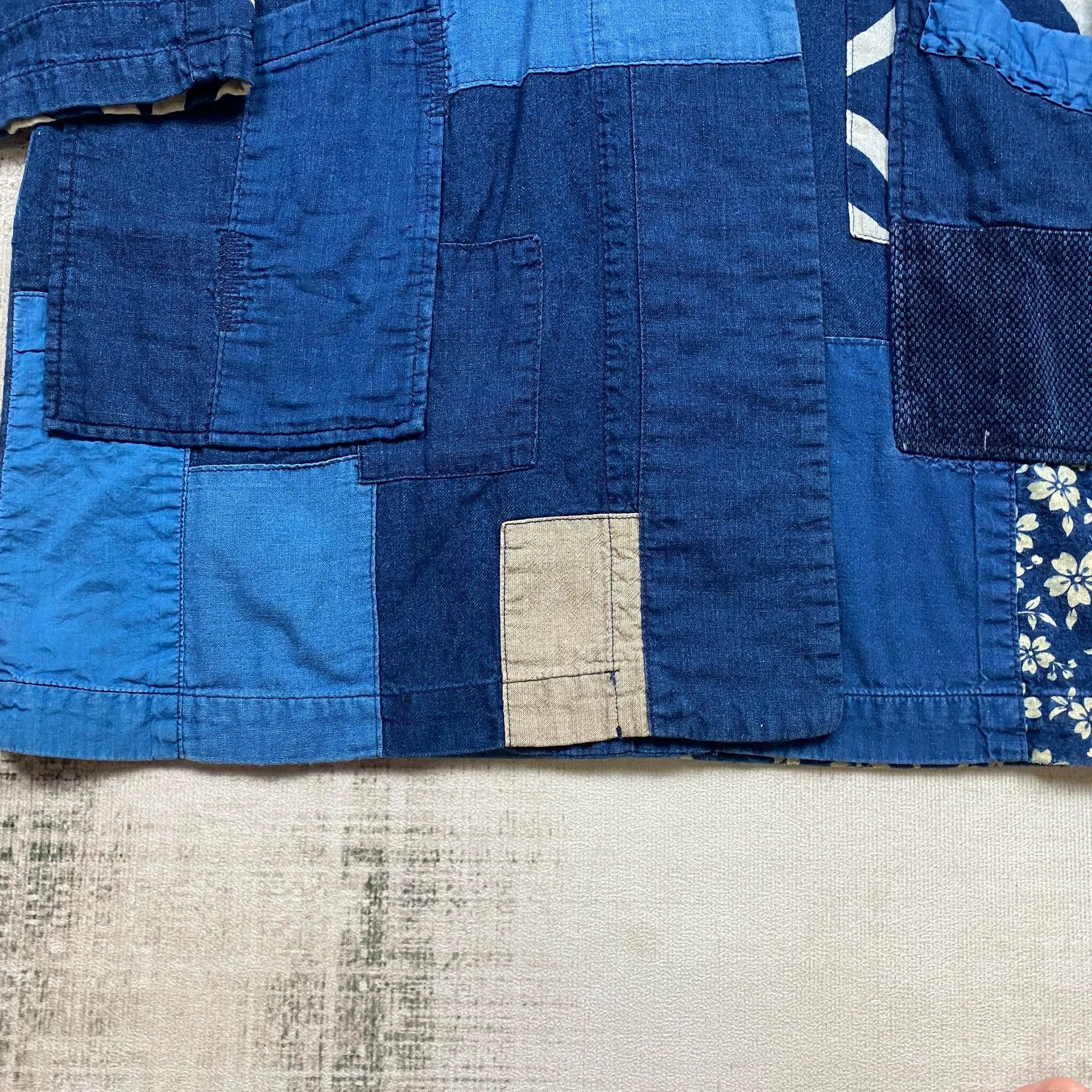 Japanese Brand Blue Blue Japan Indigo Sashiko Robe Coat Size US M / EU 48-50 / 2 - 4 Thumbnail