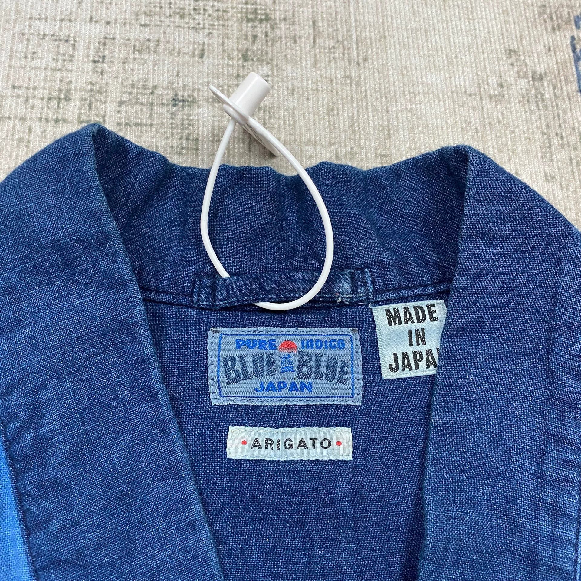 Japanese Brand Blue Blue Japan Indigo Sashiko Robe Coat Size US M / EU 48-50 / 2 - 2 Thumbnail