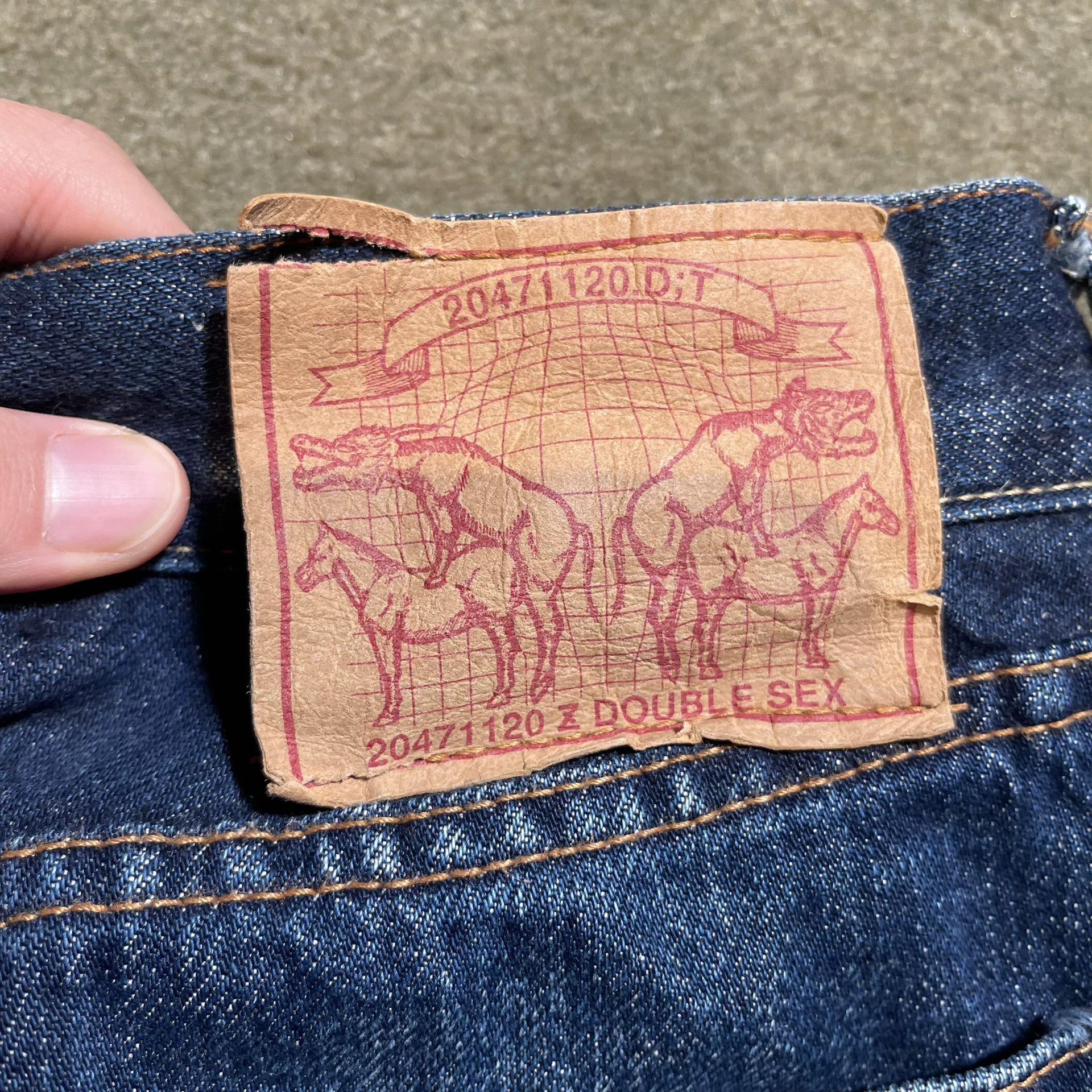 Other 10 Pocket Washed Denim Jeans Size US 30 / EU 46 - 2 Thumbnail