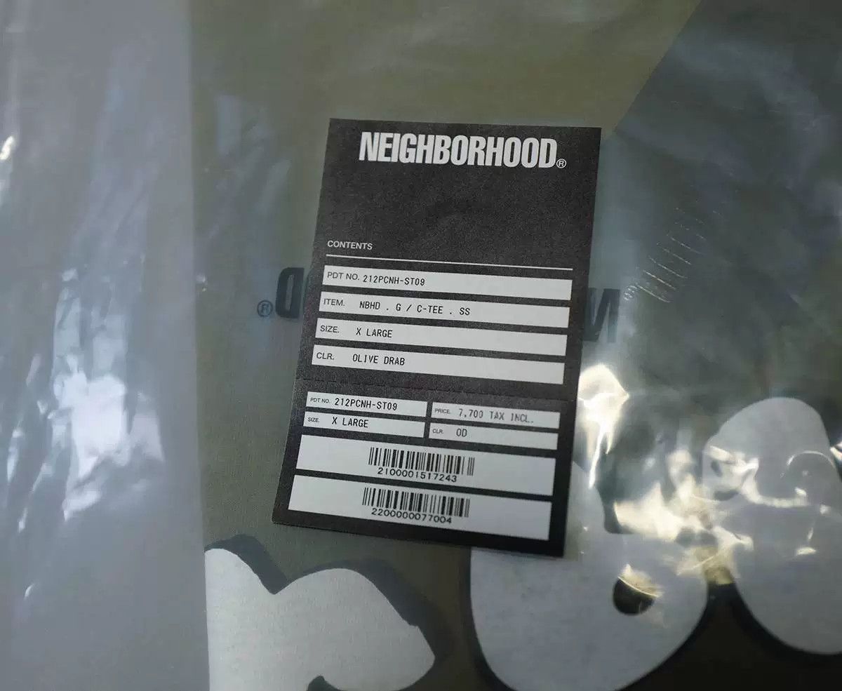 Neighborhood NEIGHBORHOOD NBHD.G C-TEE Ghost Letters Size US XL / EU 56 / 4 - 4 Thumbnail