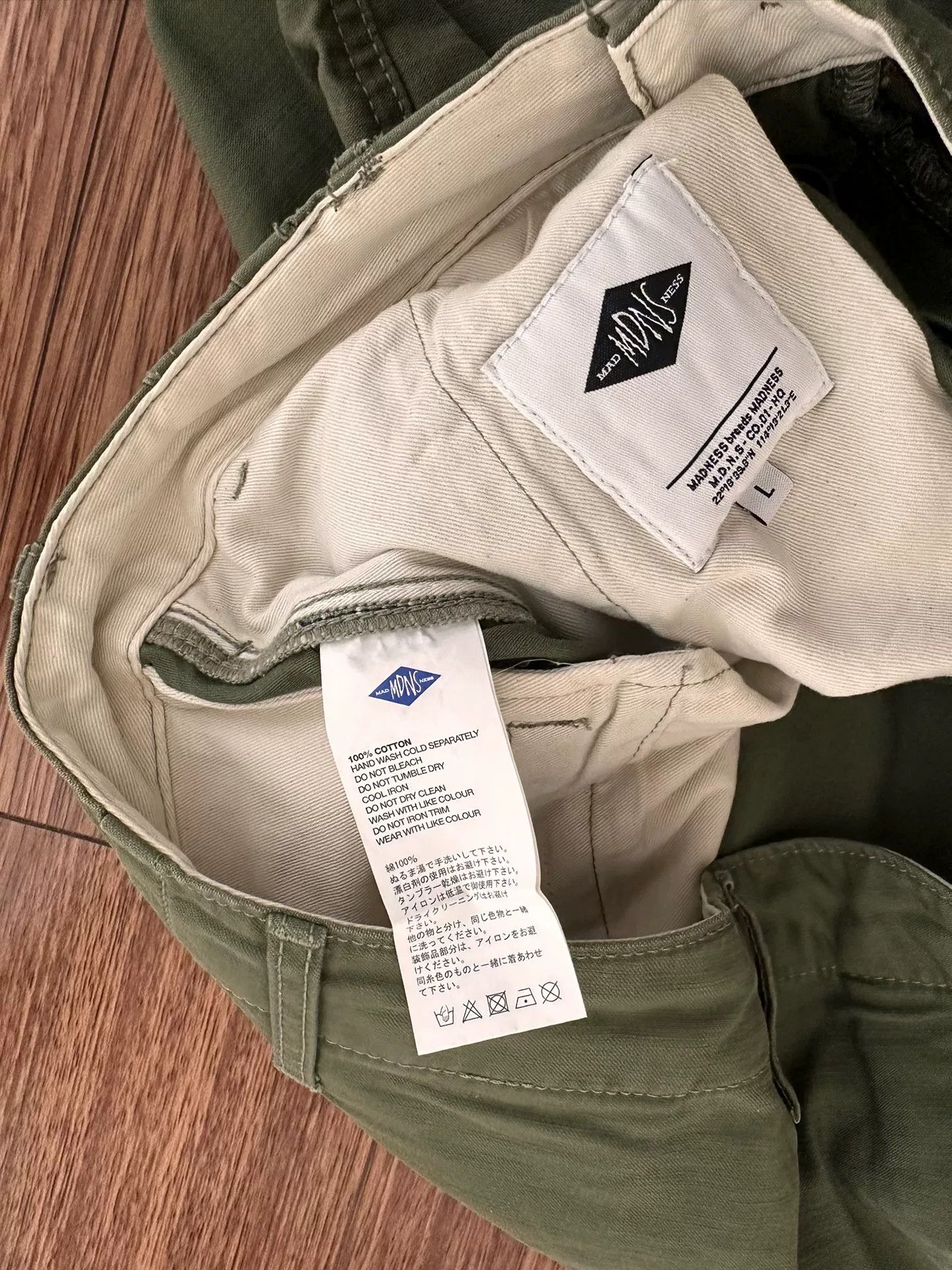Madness MADNESS Washed Chino Pants Size US 34 / EU 50 - 3 Thumbnail