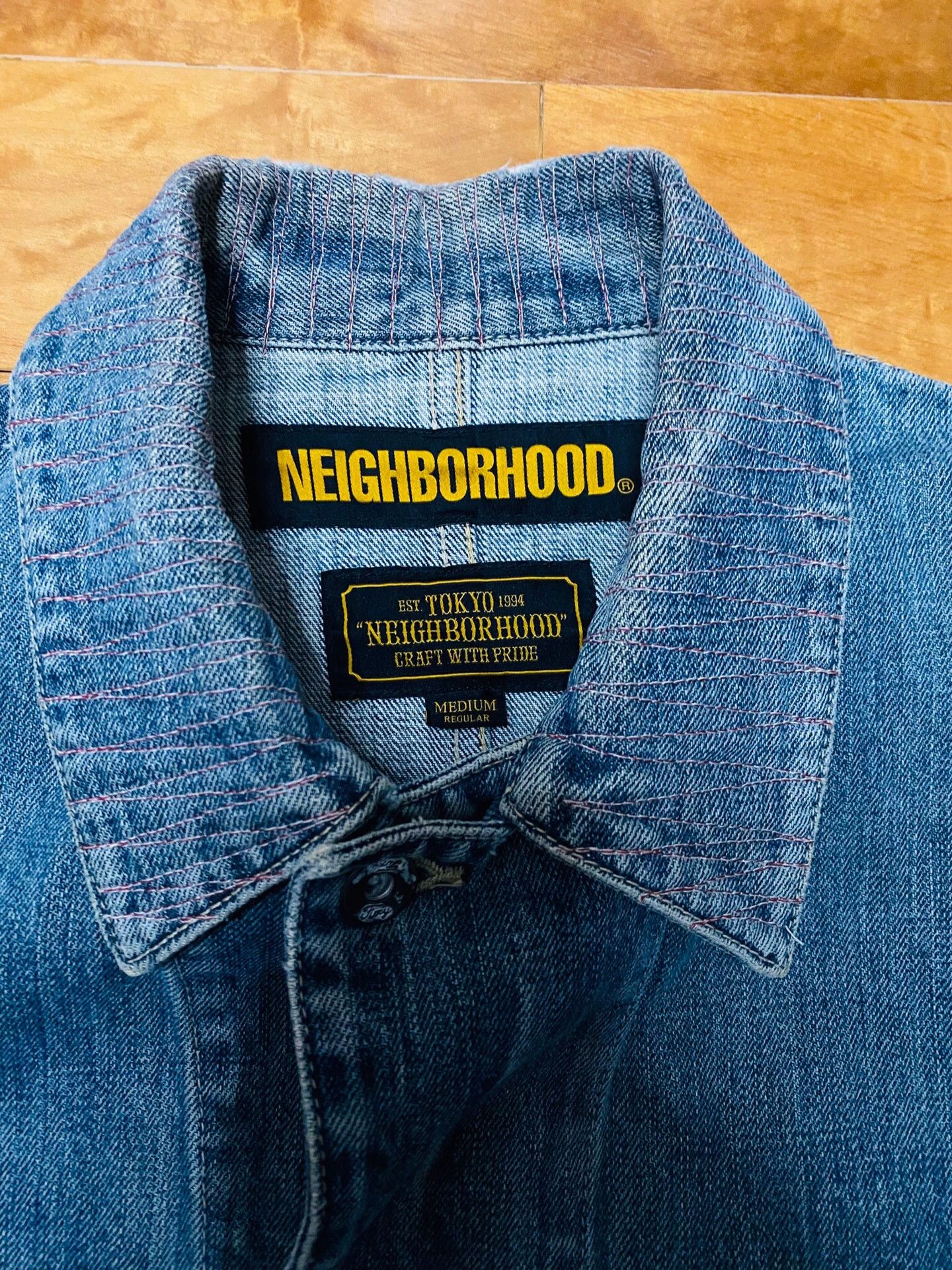 Neighborhood NEIGHBORHOOD SAVAGE Denim Jacket Size US M / EU 48-50 / 2 - 3 Thumbnail