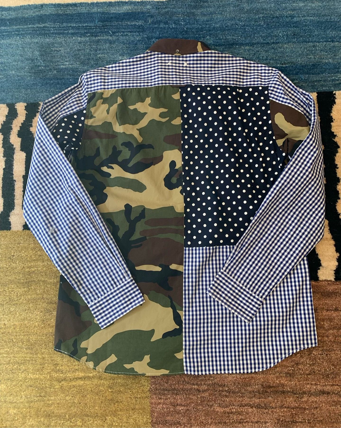 Sophnet. Sophnet Signature Camouflage Patchwork Shirt Size US L / EU 52-54 / 3 - 8 Thumbnail