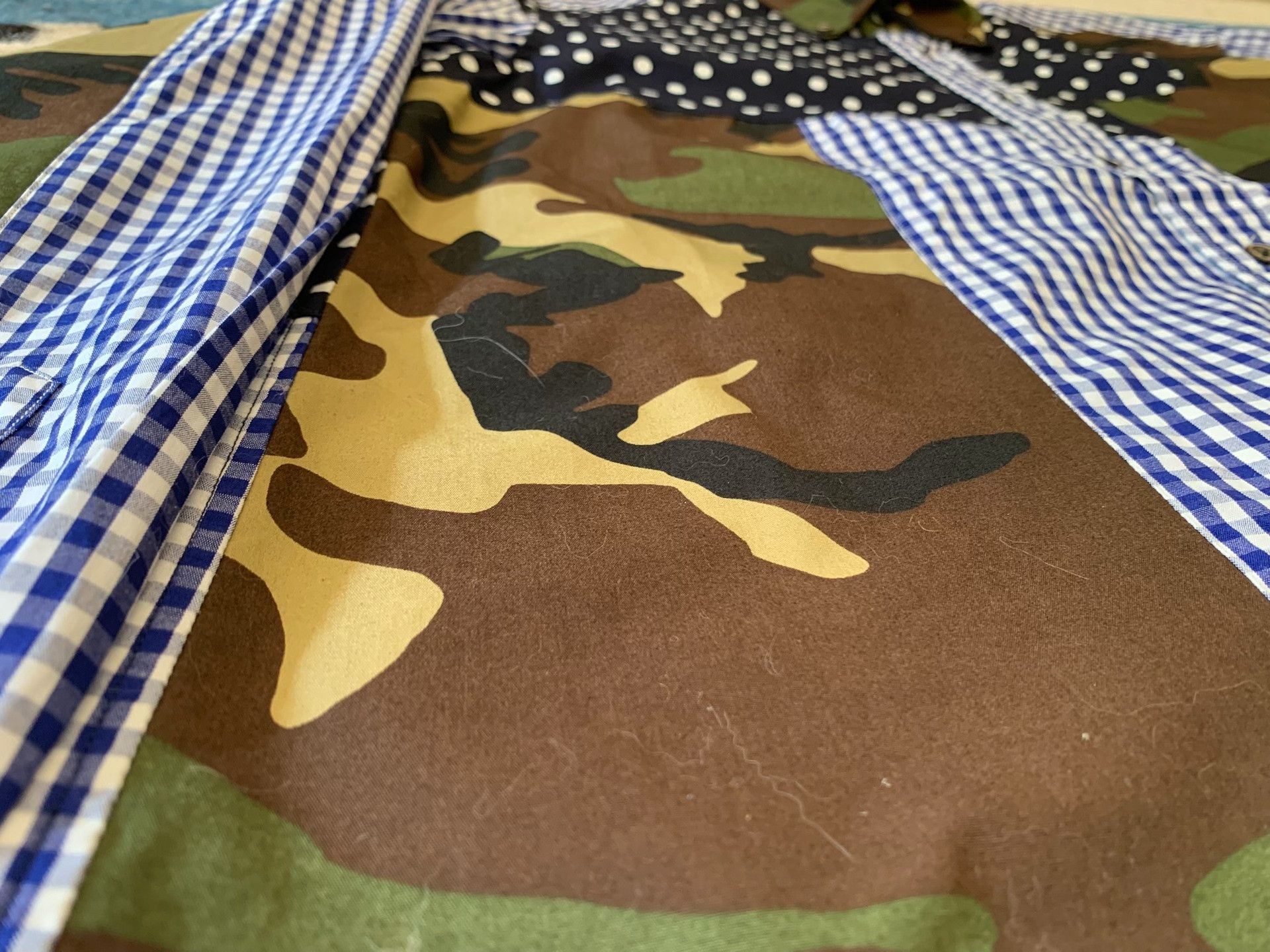 Sophnet. Sophnet Signature Camouflage Patchwork Shirt Size US L / EU 52-54 / 3 - 4 Thumbnail