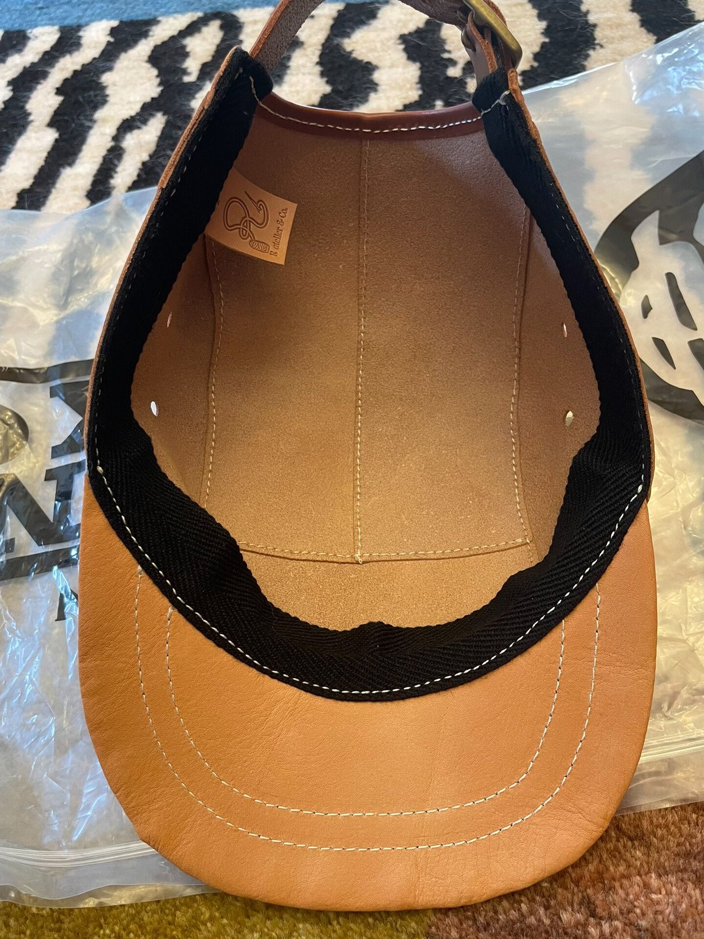 Other TENJIN WORKS Oak Leather Baseball Cap Size ONE SIZE - 4 Thumbnail