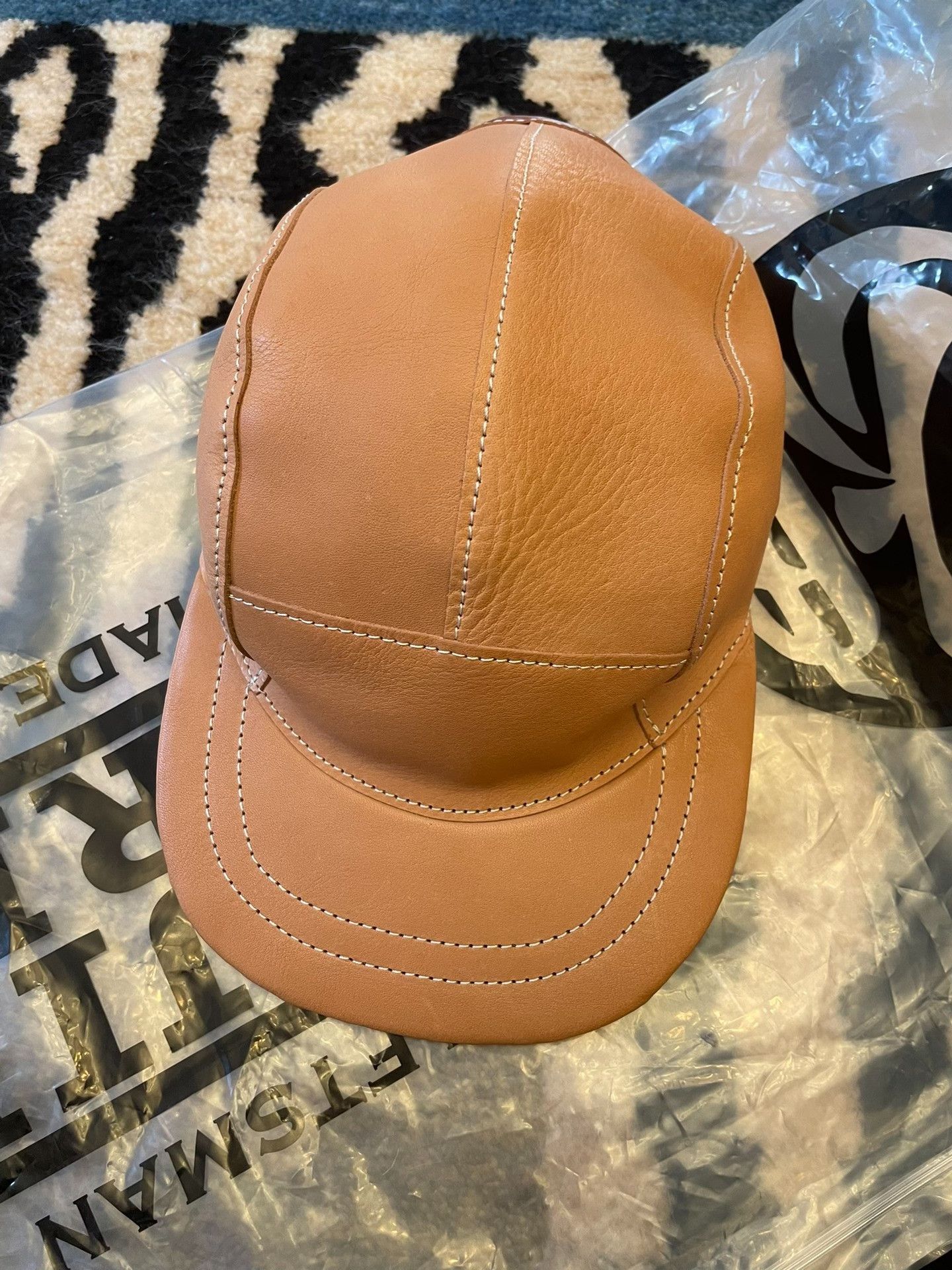 Other TENJIN WORKS Oak Leather Baseball Cap Size ONE SIZE - 2 Thumbnail