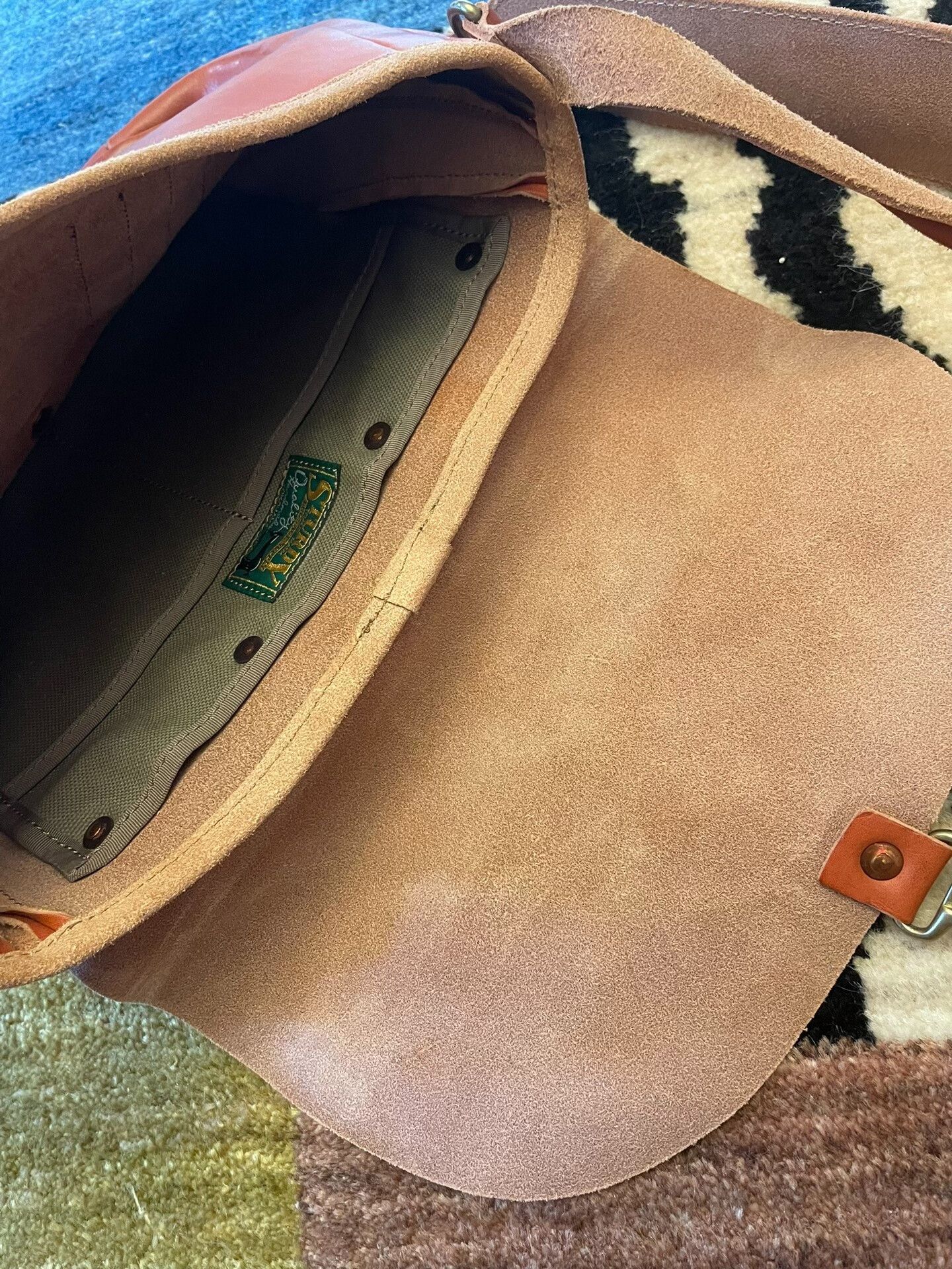 Other Handmade Japanese Oak Leather Shoulder Bag Size ONE SIZE - 5 Thumbnail
